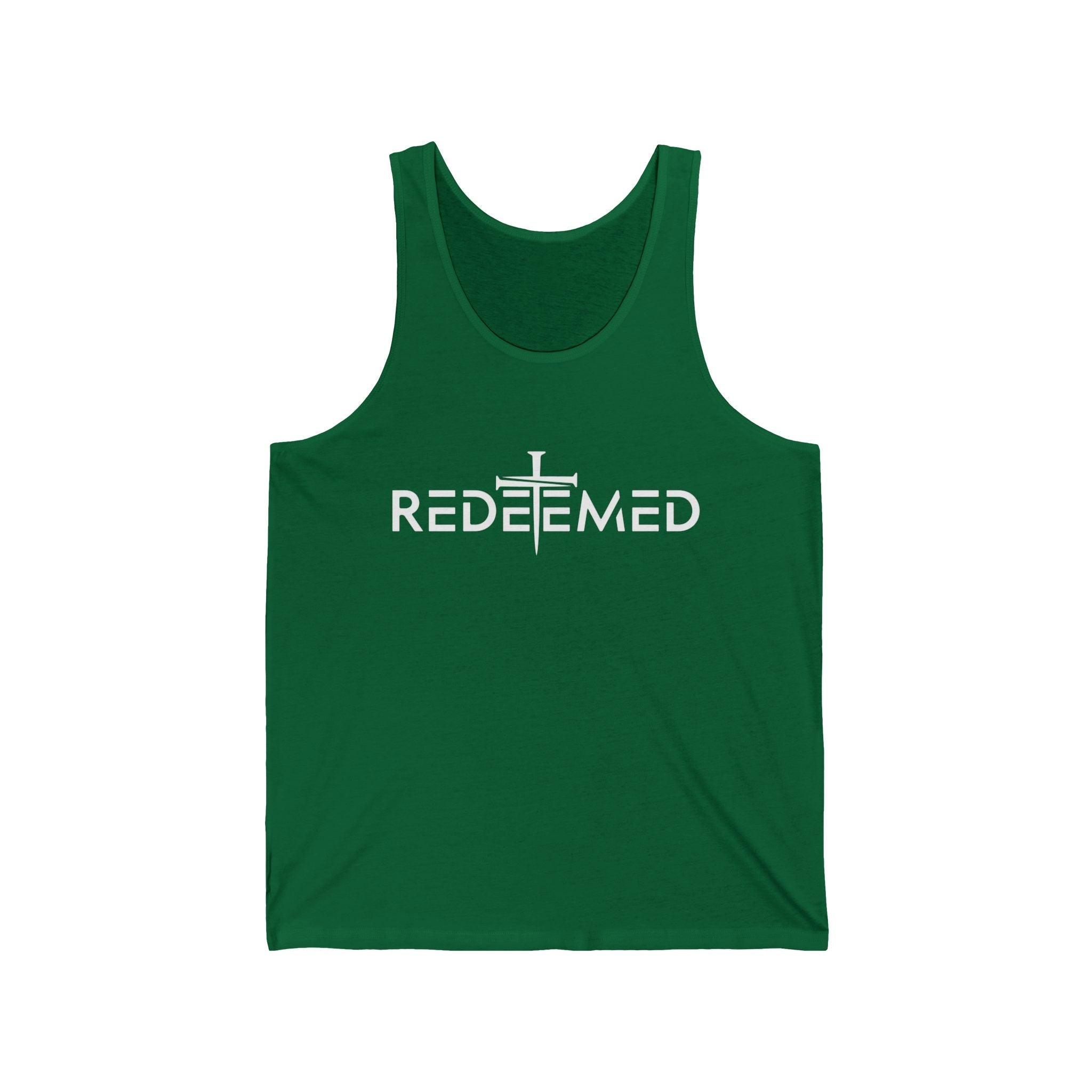 Faith Based Teen Boys Tank - Redeemed | Tank Top by atgodanddesigns