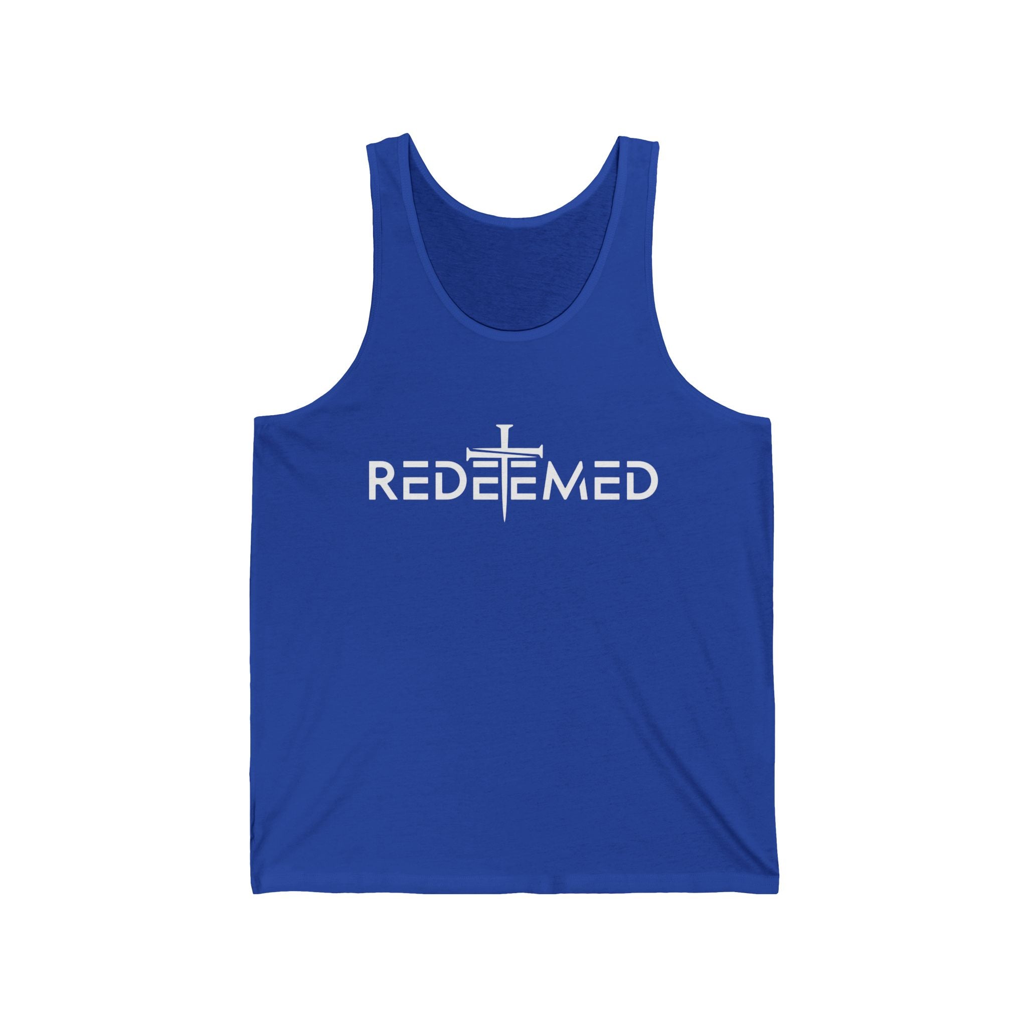 Faith Based Teen Boys Tank - Redeemed | Tank Top by atgodanddesigns