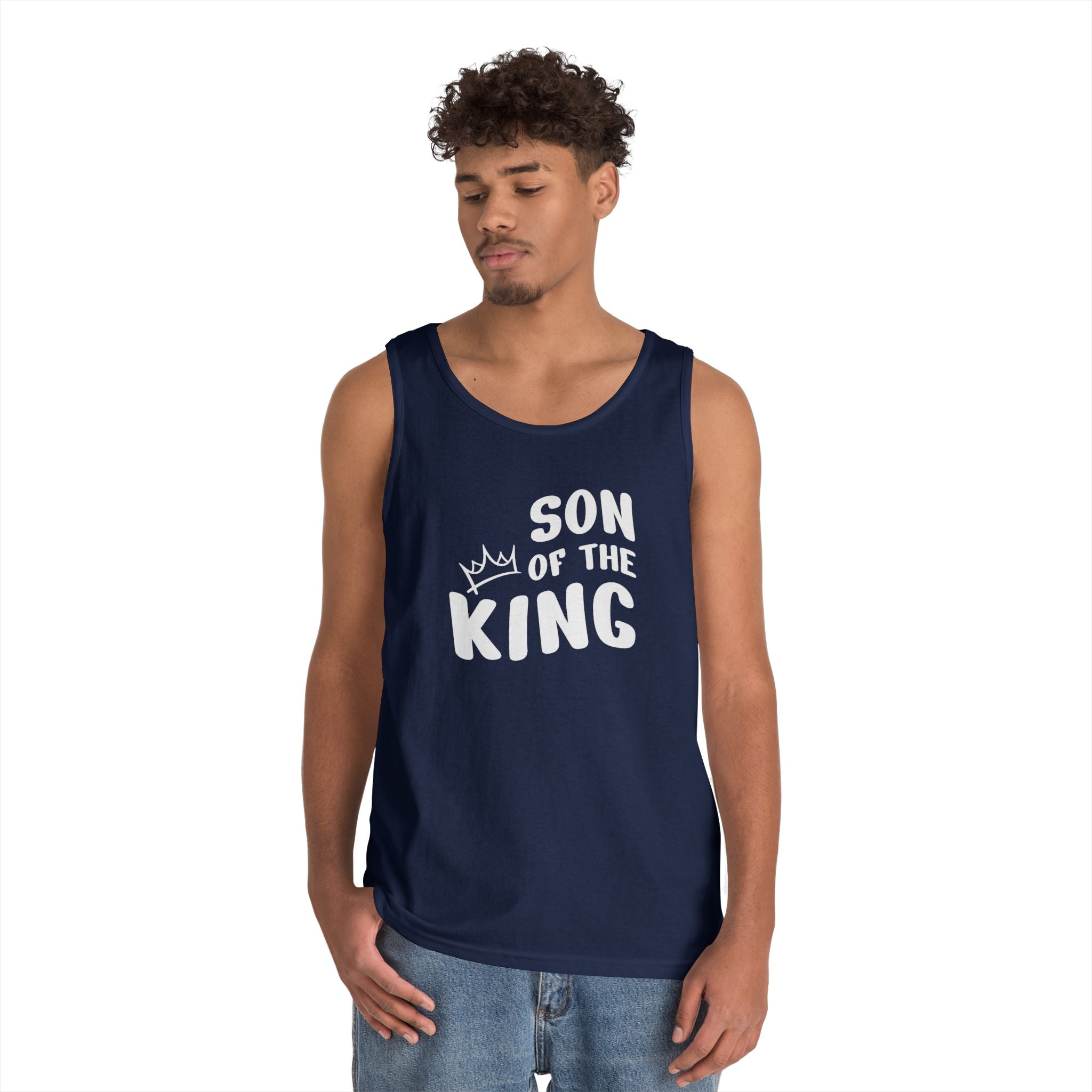 Faith Based Teen Boys Tank - Son of the King | Tank Top by atgodanddesigns