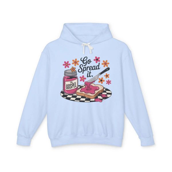 Faith Based Teen Girl Hooded Sweatshirt - Go Spread It | Hoodie by atgodanddesigns