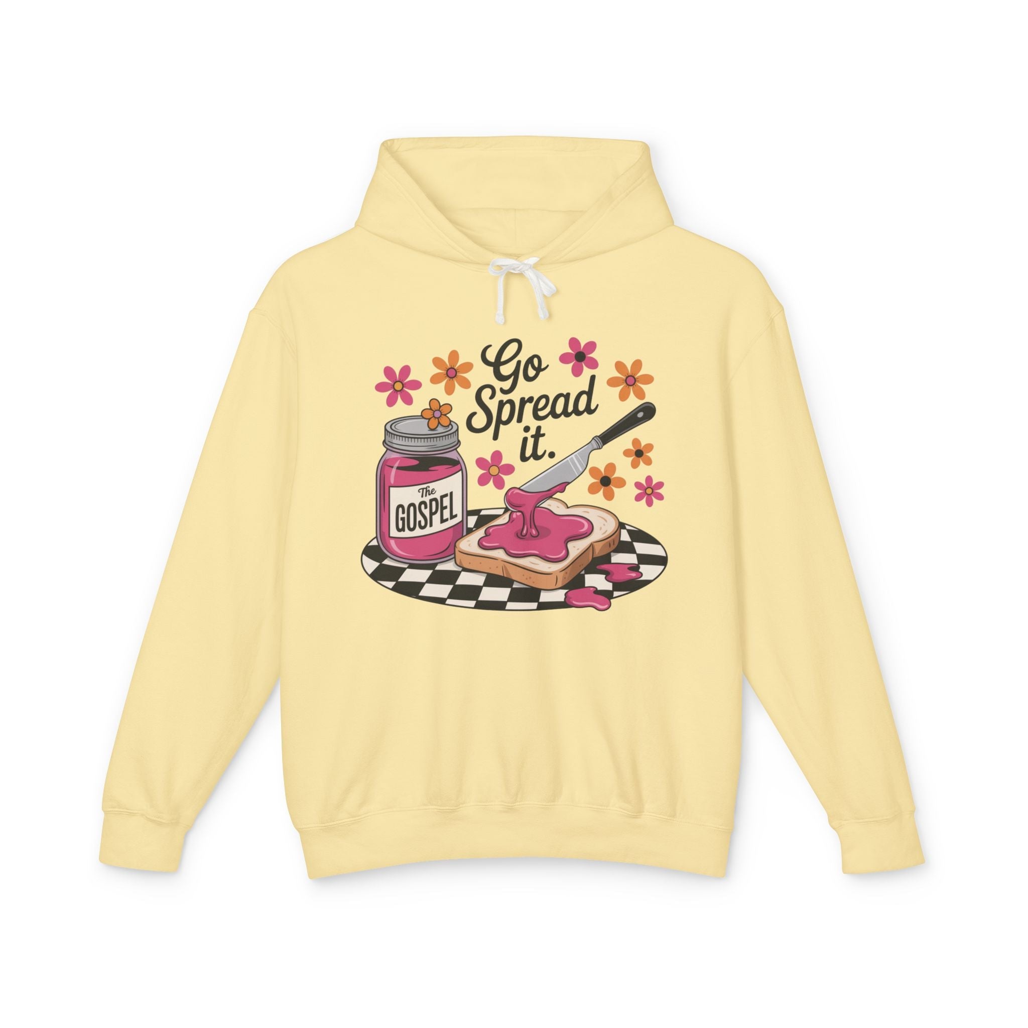 Faith Based Teen Girl Hooded Sweatshirt - Go Spread It | Hoodie by atgodanddesigns
