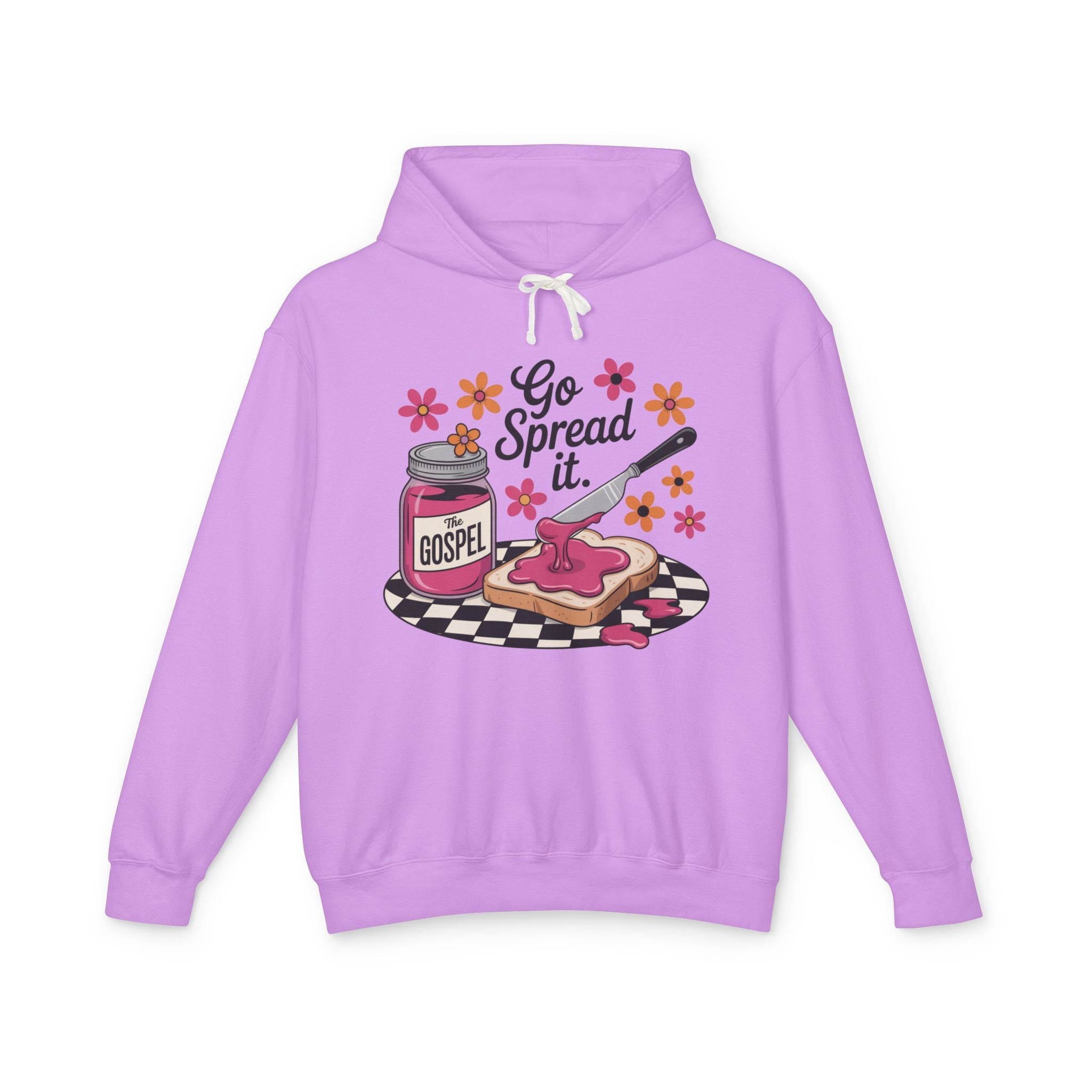 Faith Based Teen Girl Hooded Sweatshirt - Go Spread It | Hoodie by atgodanddesigns