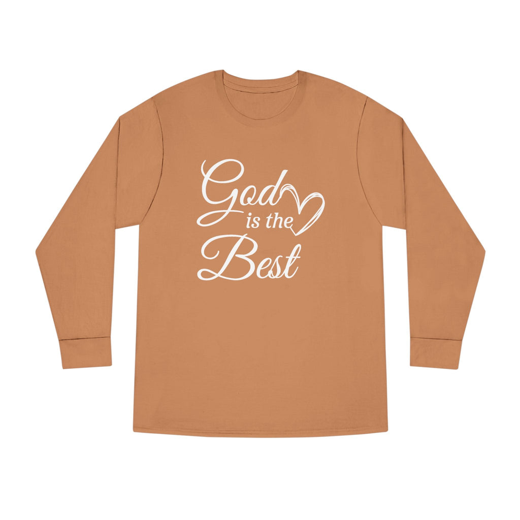 Faith Based Teen Girl Long Sleeve T-Shirt - God Is The Best | Long - sleeve by atgodanddesigns