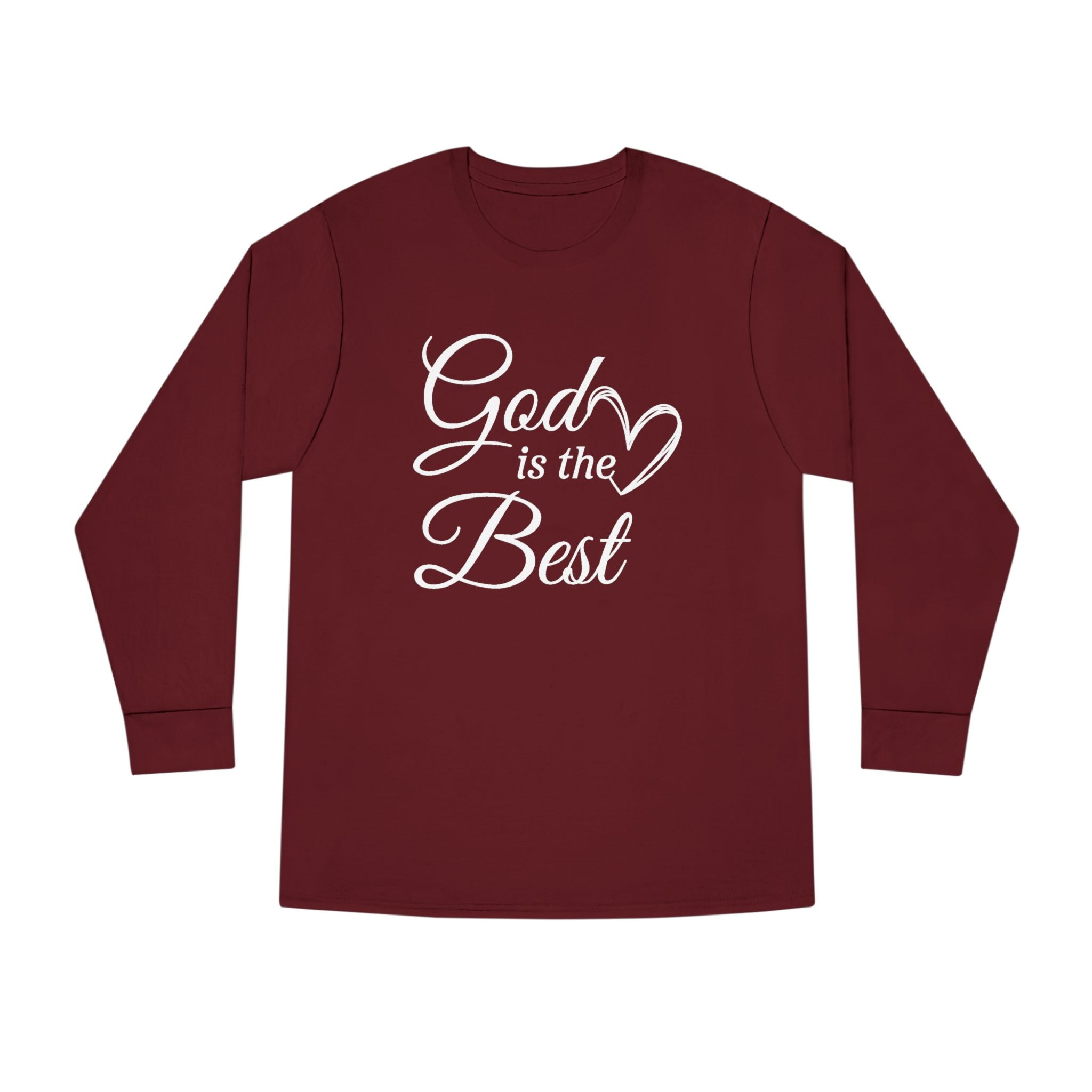 Faith Based Teen Girl Long Sleeve T-Shirt - God Is The Best | Long - sleeve by atgodanddesigns