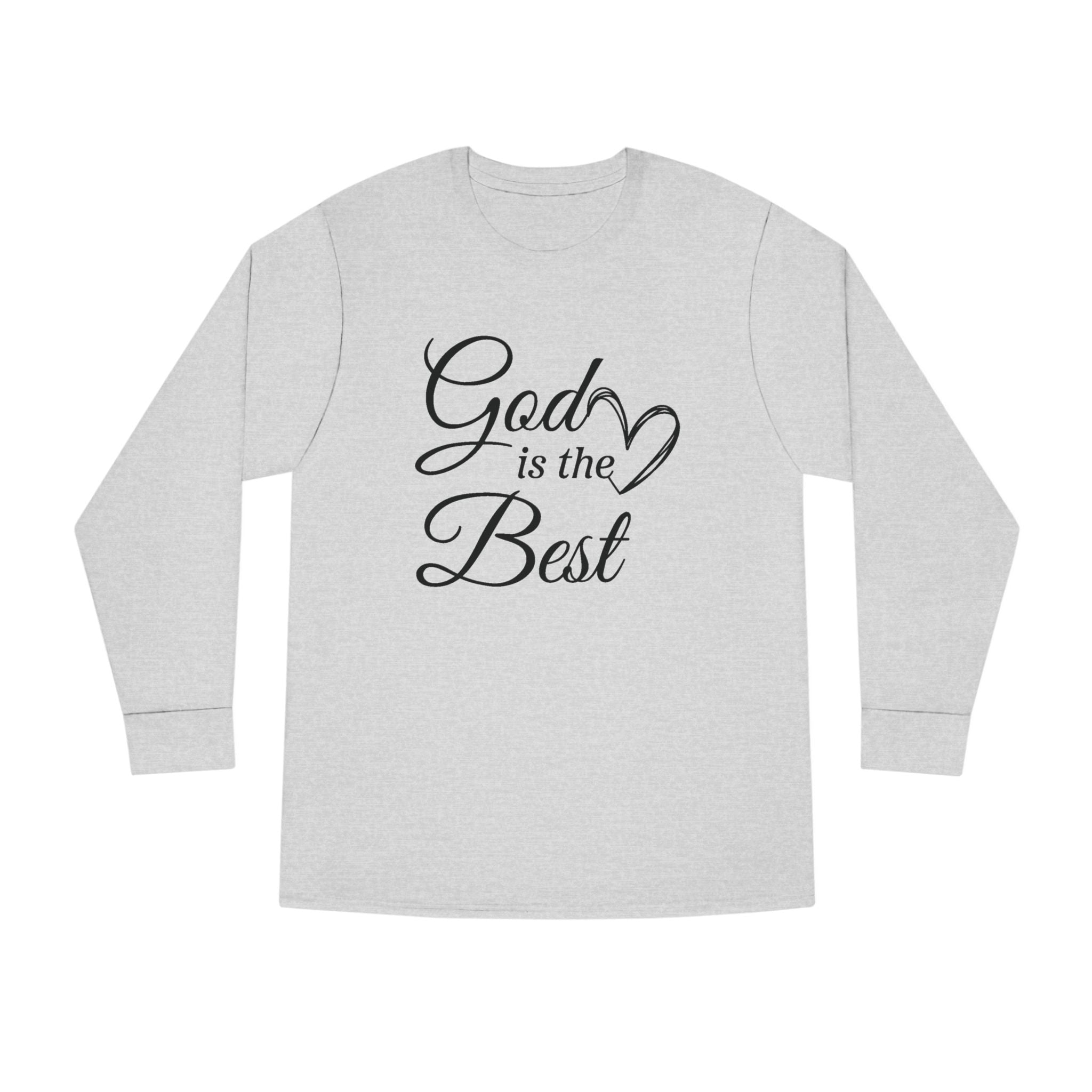 Faith Based Teen Girl Long Sleeve T-Shirt - God Is The Best | Long - sleeve by atgodanddesigns