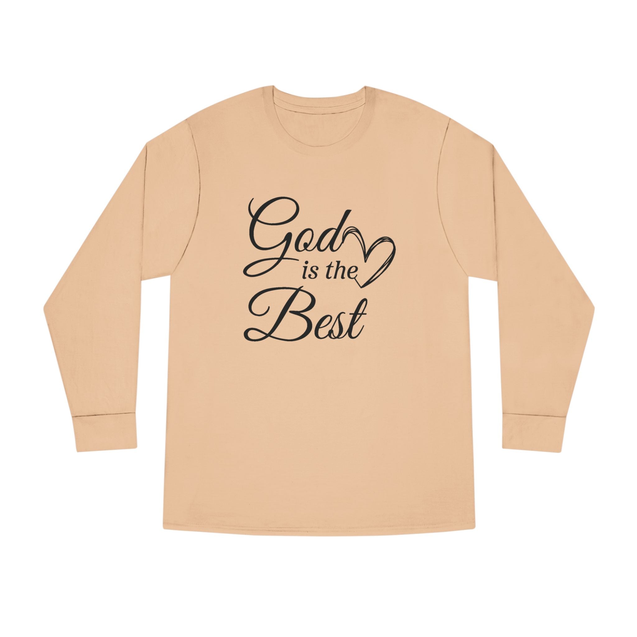 Faith Based Teen Girl Long Sleeve T-Shirt - God Is The Best | Long - sleeve by atgodanddesigns