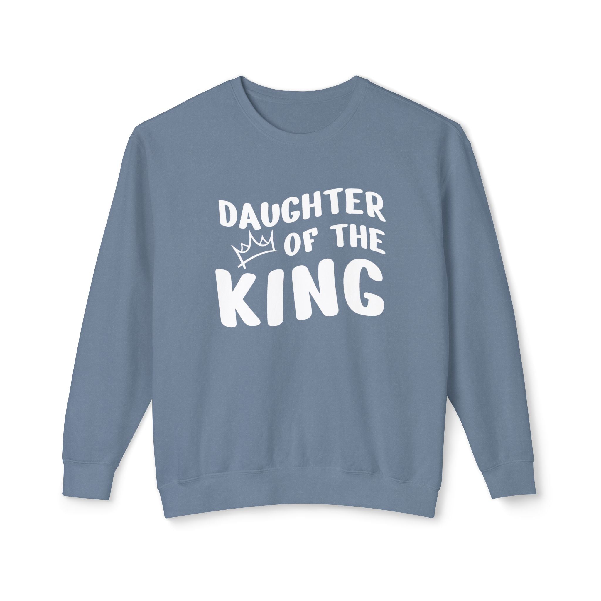 Faith Based Teen Girl Sweatshirt - Daughter of the King | Sweatshirt by atgodanddesigns