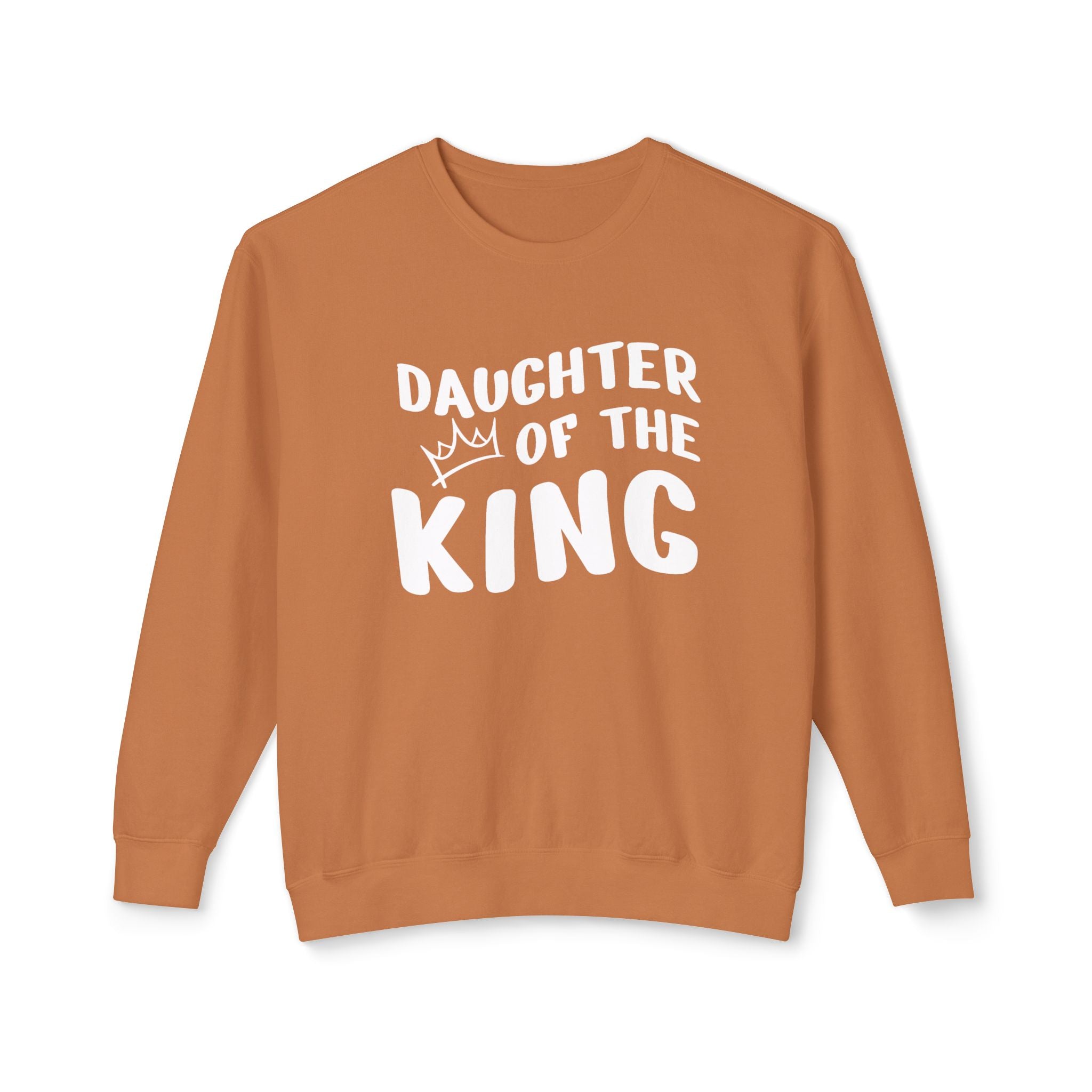 Faith Based Teen Girl Sweatshirt - Daughter of the King | Sweatshirt by atgodanddesigns
