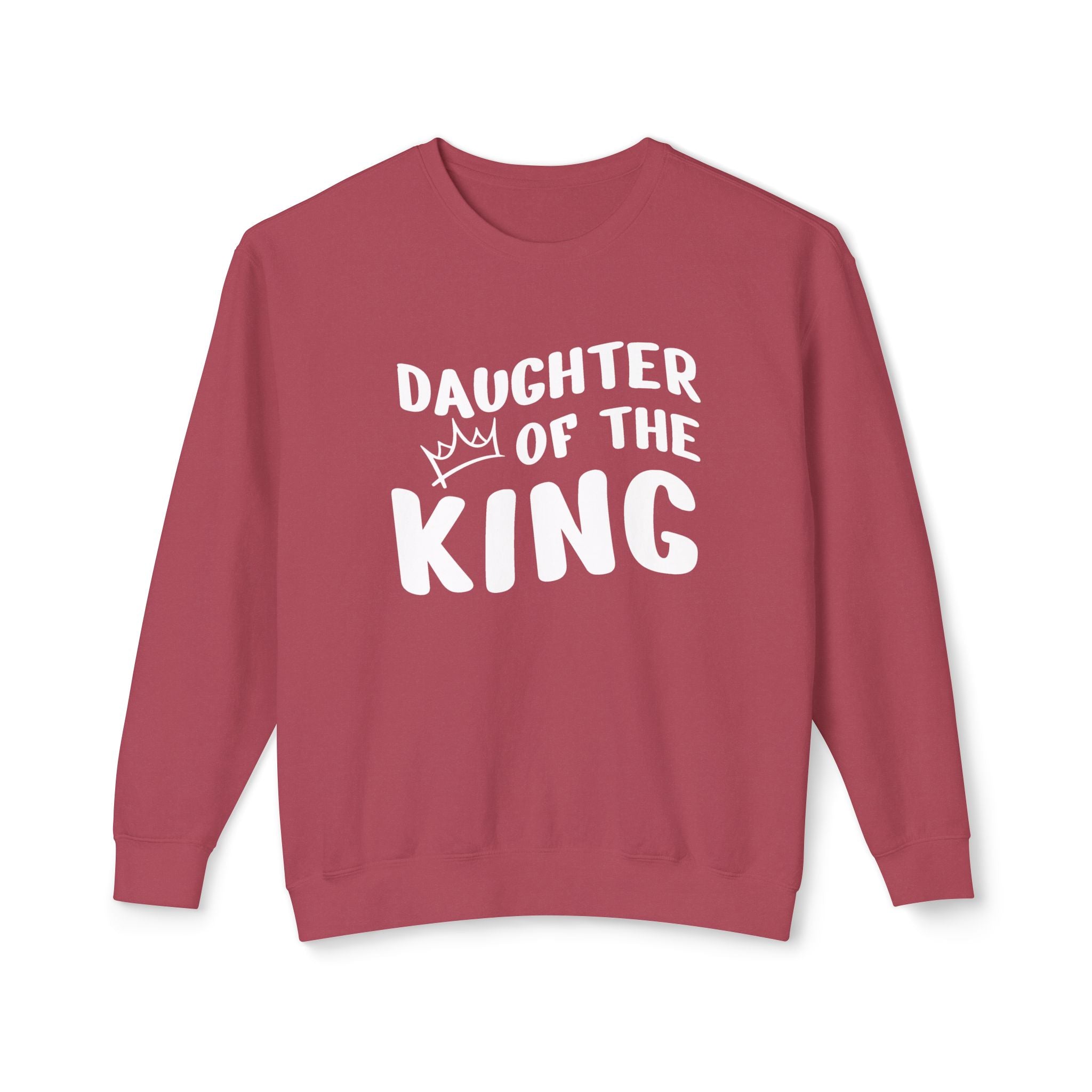 Faith Based Teen Girl Sweatshirt - Daughter of the King | Sweatshirt by atgodanddesigns