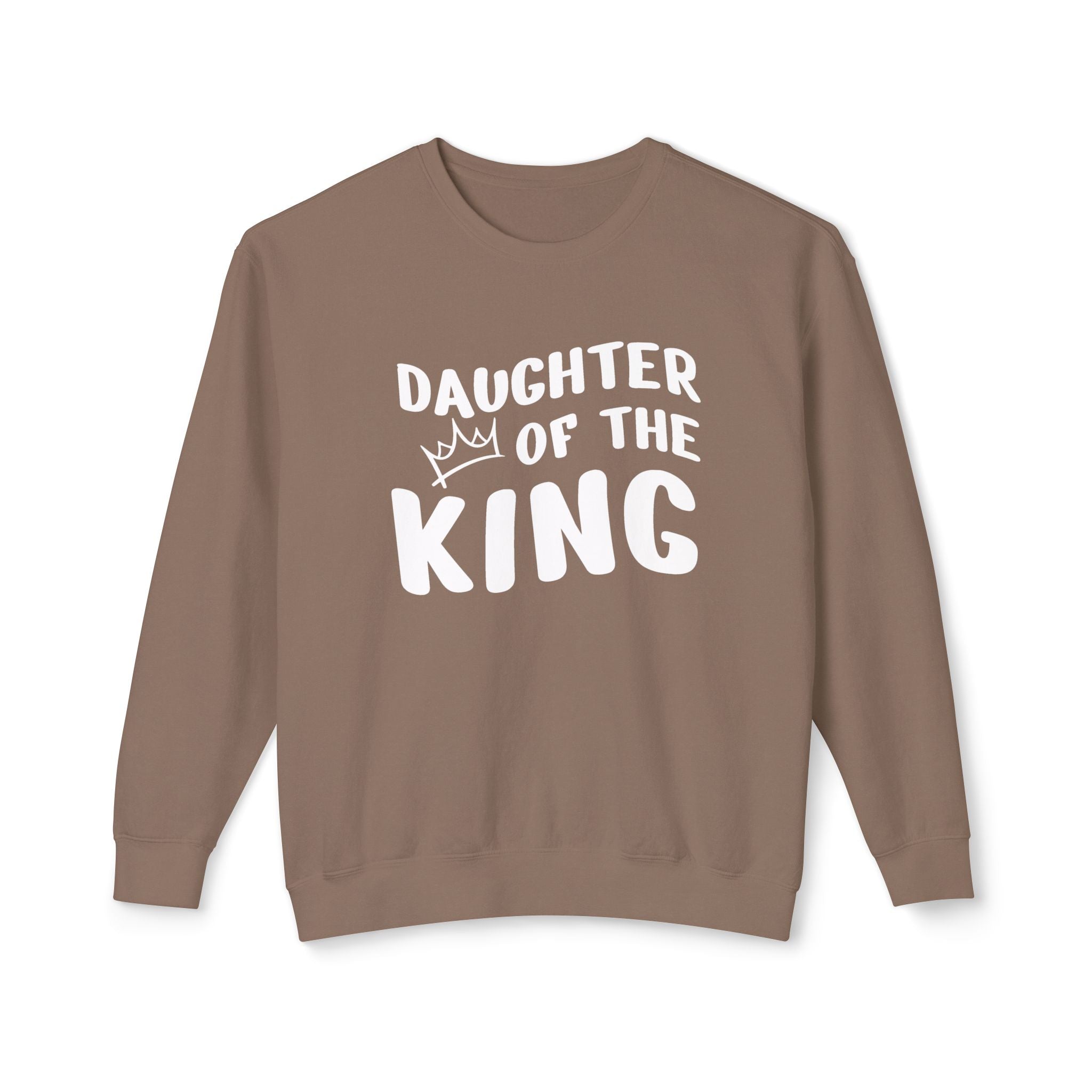 Faith Based Teen Girl Sweatshirt - Daughter of the King | Sweatshirt by atgodanddesigns