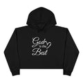 Faith Based Teen Girls Crop Hoodie - God Is The Best | Hoodie by atgodanddesigns