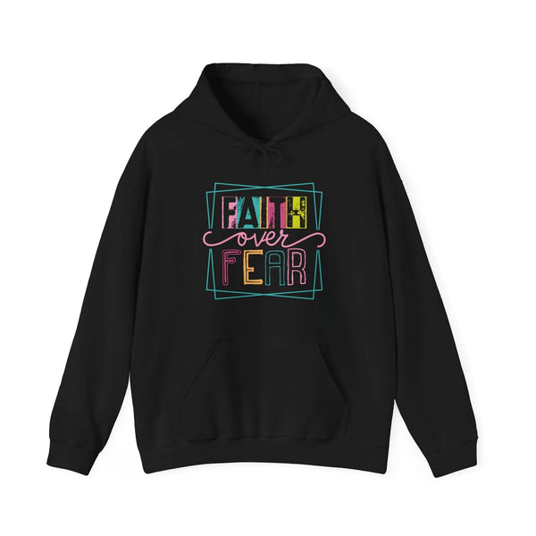 Faith Based Teen Girls Hoodie - Faith Over Fear | Hoodie by atgodanddesigns