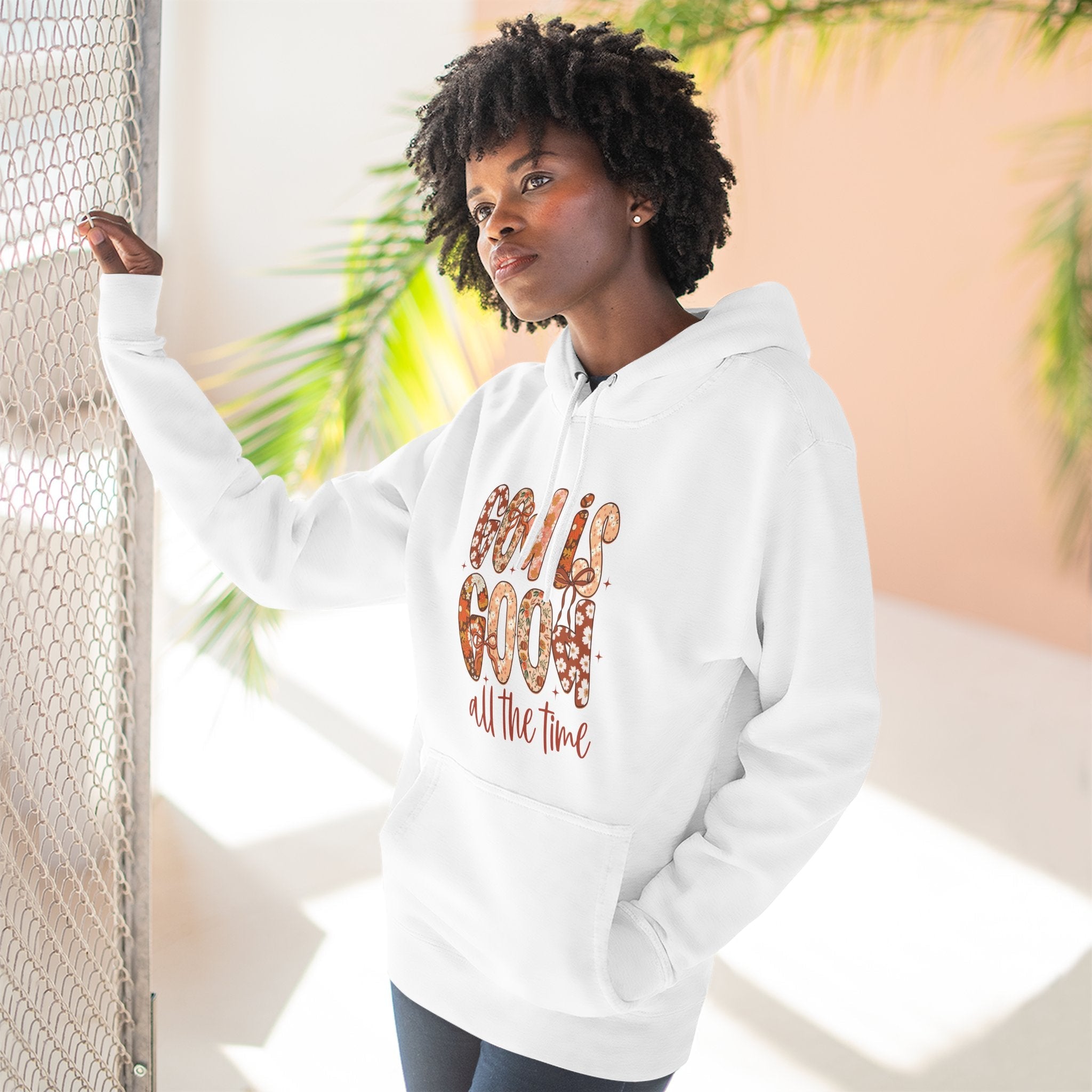 Faith Based Teen Girls Hoodie - God Is Good All The Time | Hoodie by atgodanddesigns