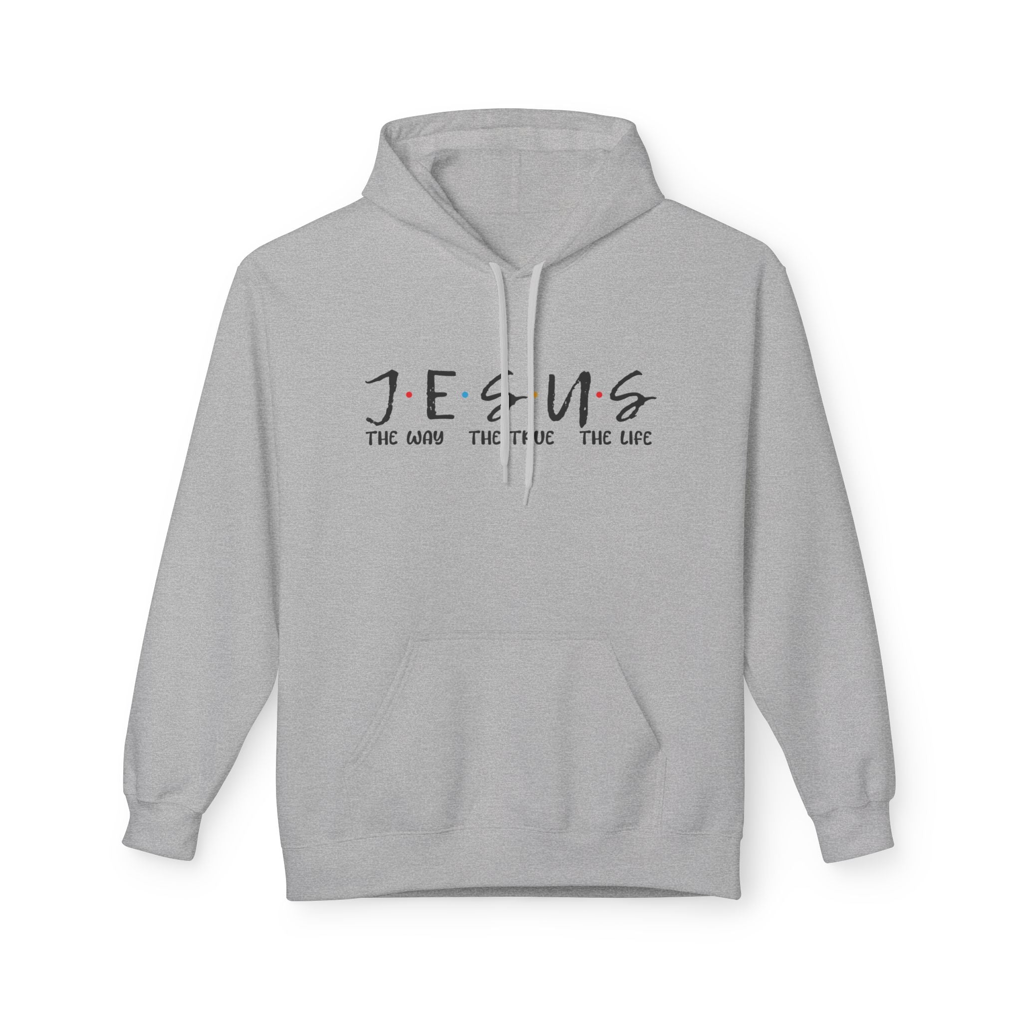 Faith Based Teen Girls Hoodie - J.E.S.U.S The Way The True The Light | Hoodie by atgodanddesigns