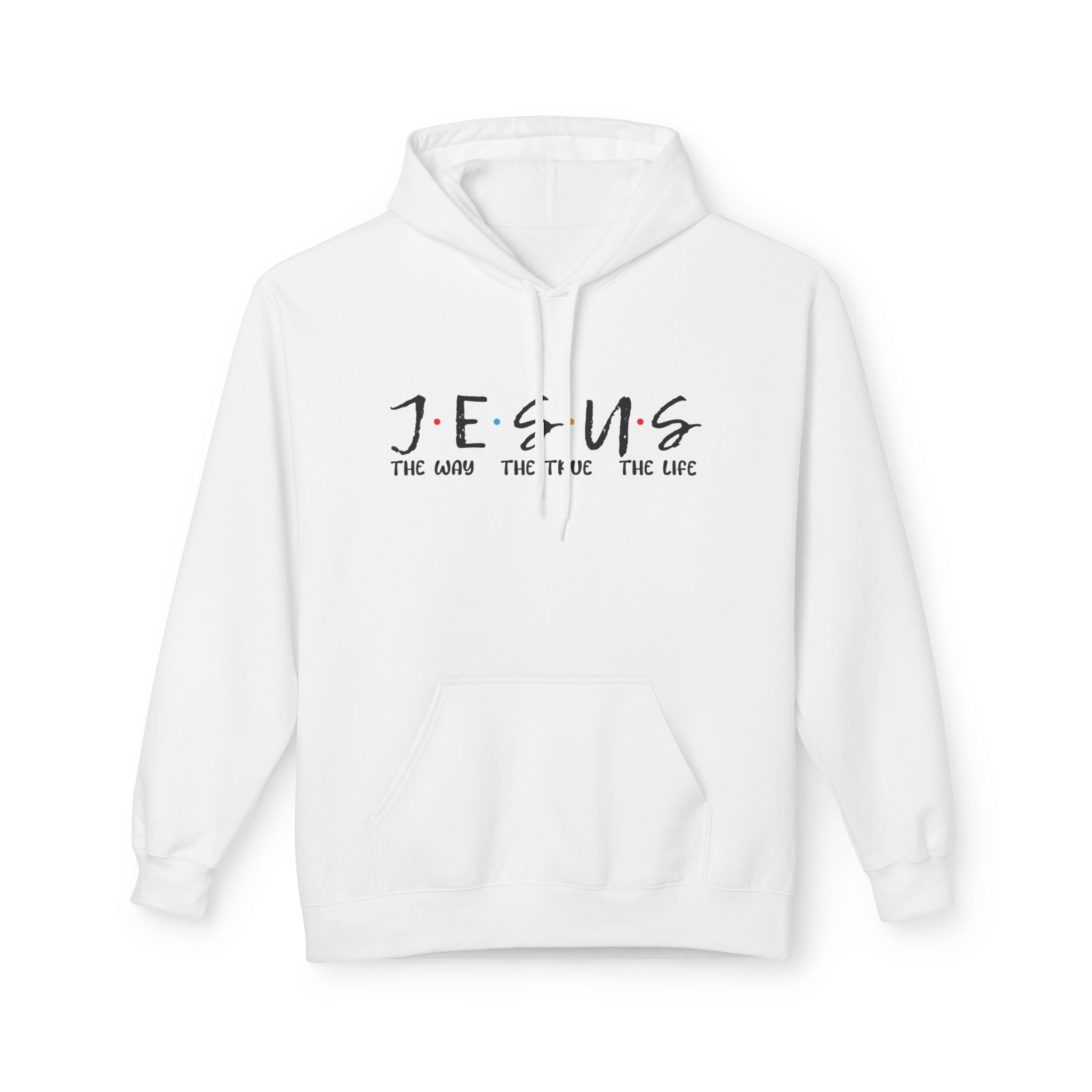Faith Based Teen Girls Hoodie - J.E.S.U.S The Way The True The Light | Hoodie by atgodanddesigns