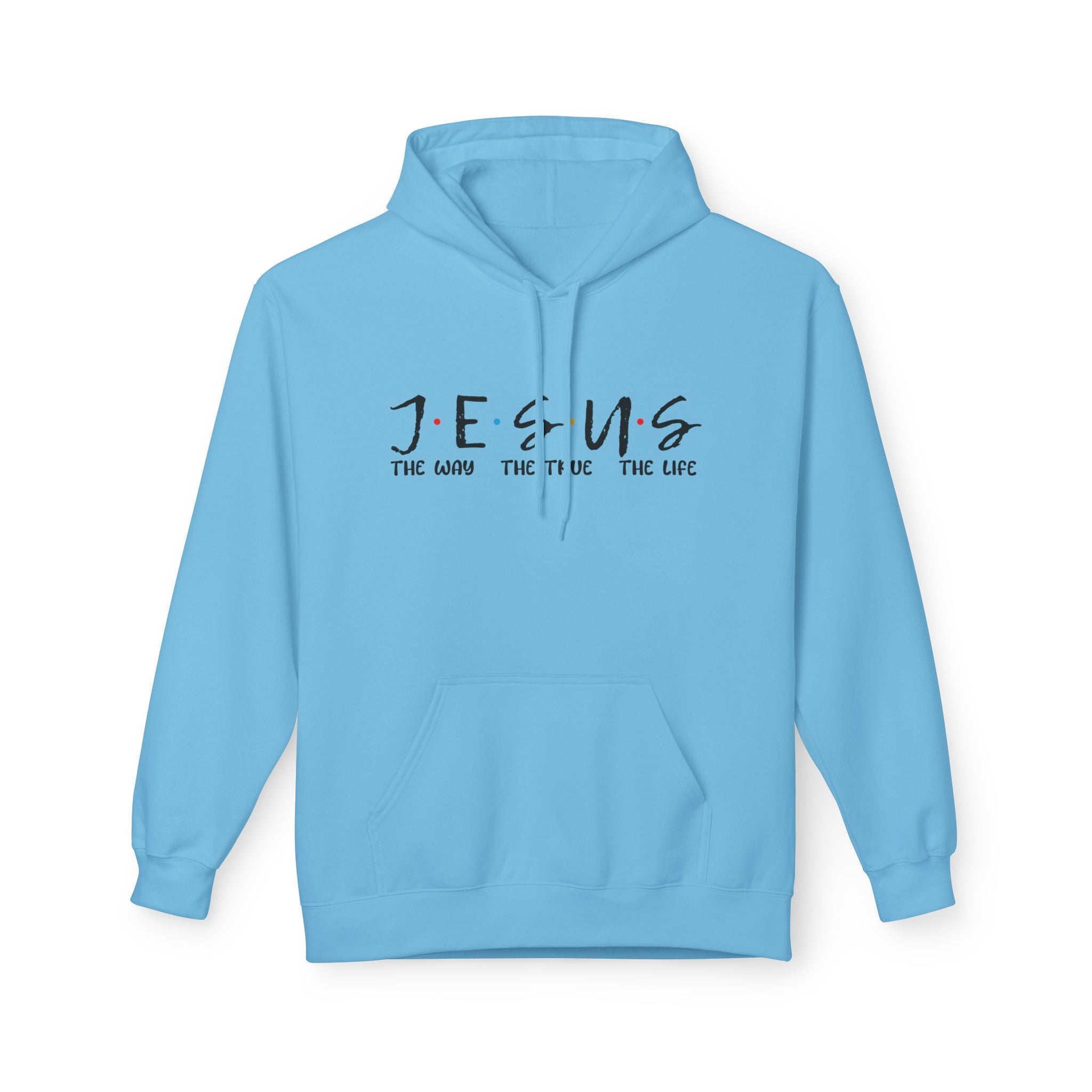 Faith Based Teen Girls Hoodie - J.E.S.U.S The Way The True The Light | Hoodie by atgodanddesigns