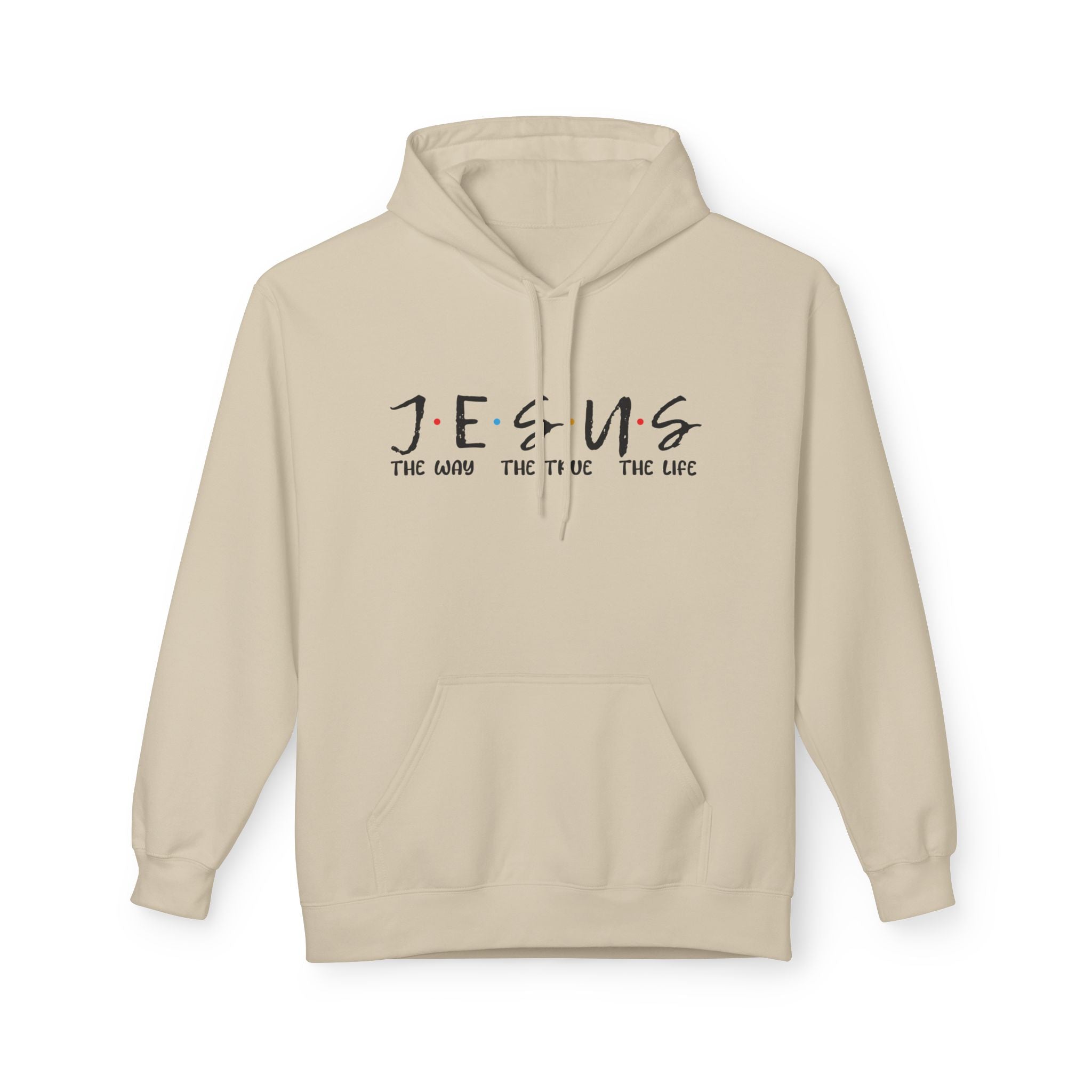 Faith Based Teen Girls Hoodie - J.E.S.U.S The Way The True The Light | Hoodie by atgodanddesigns
