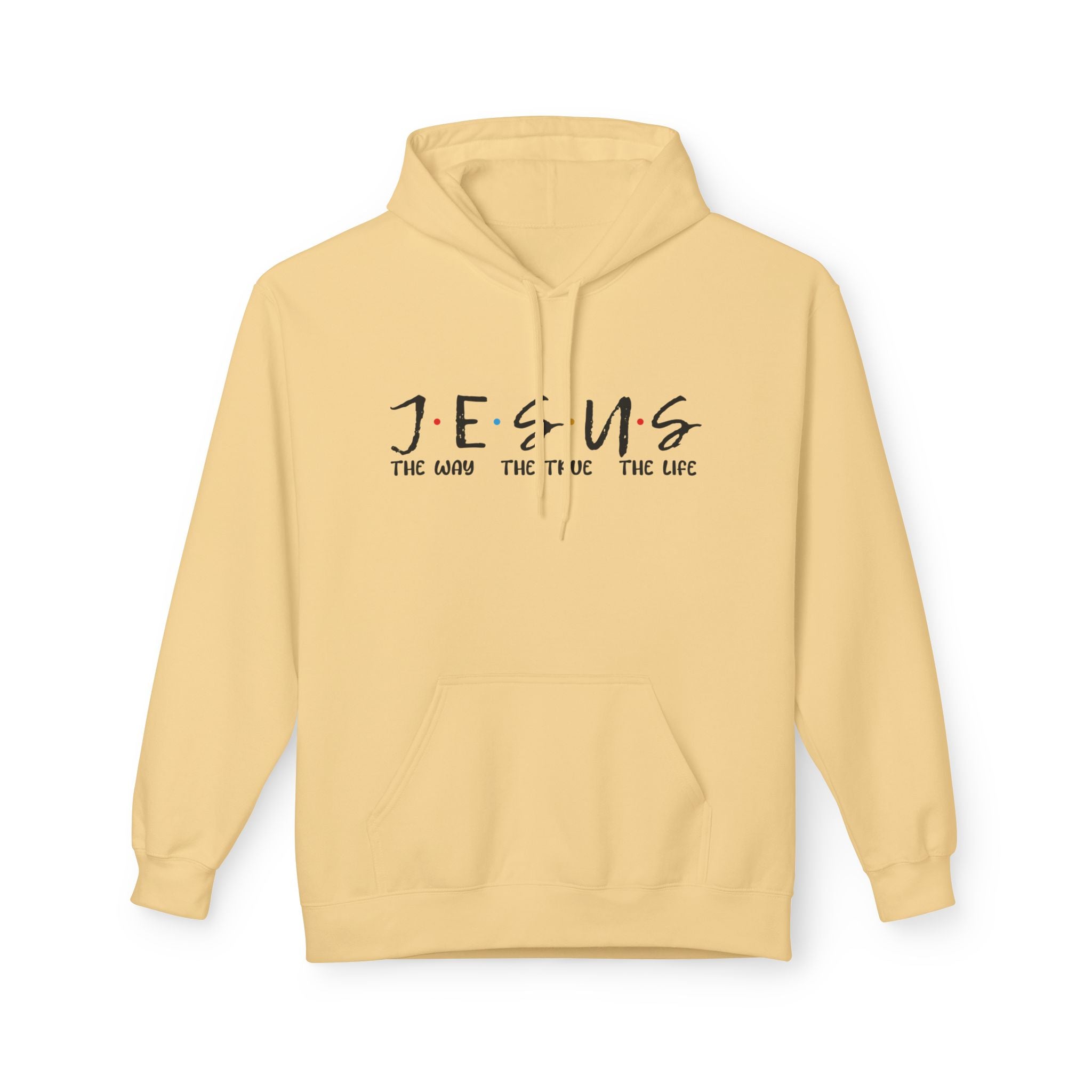 Faith Based Teen Girls Hoodie - J.E.S.U.S The Way The True The Light | Hoodie by atgodanddesigns