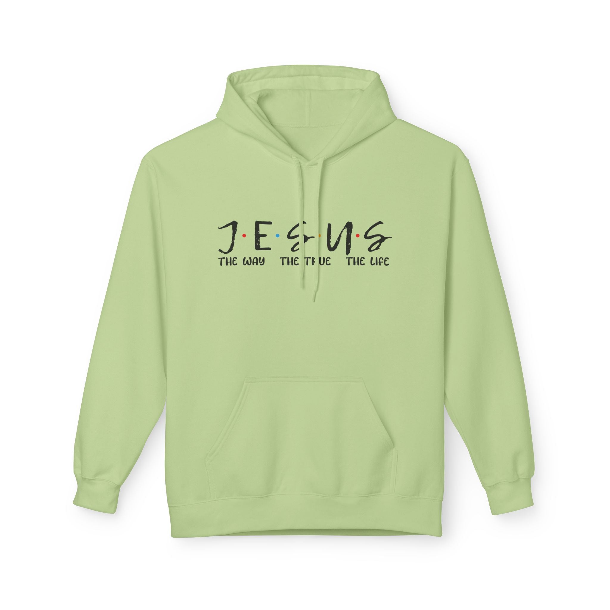 Faith Based Teen Girls Hoodie - J.E.S.U.S The Way The True The Light | Hoodie by atgodanddesigns
