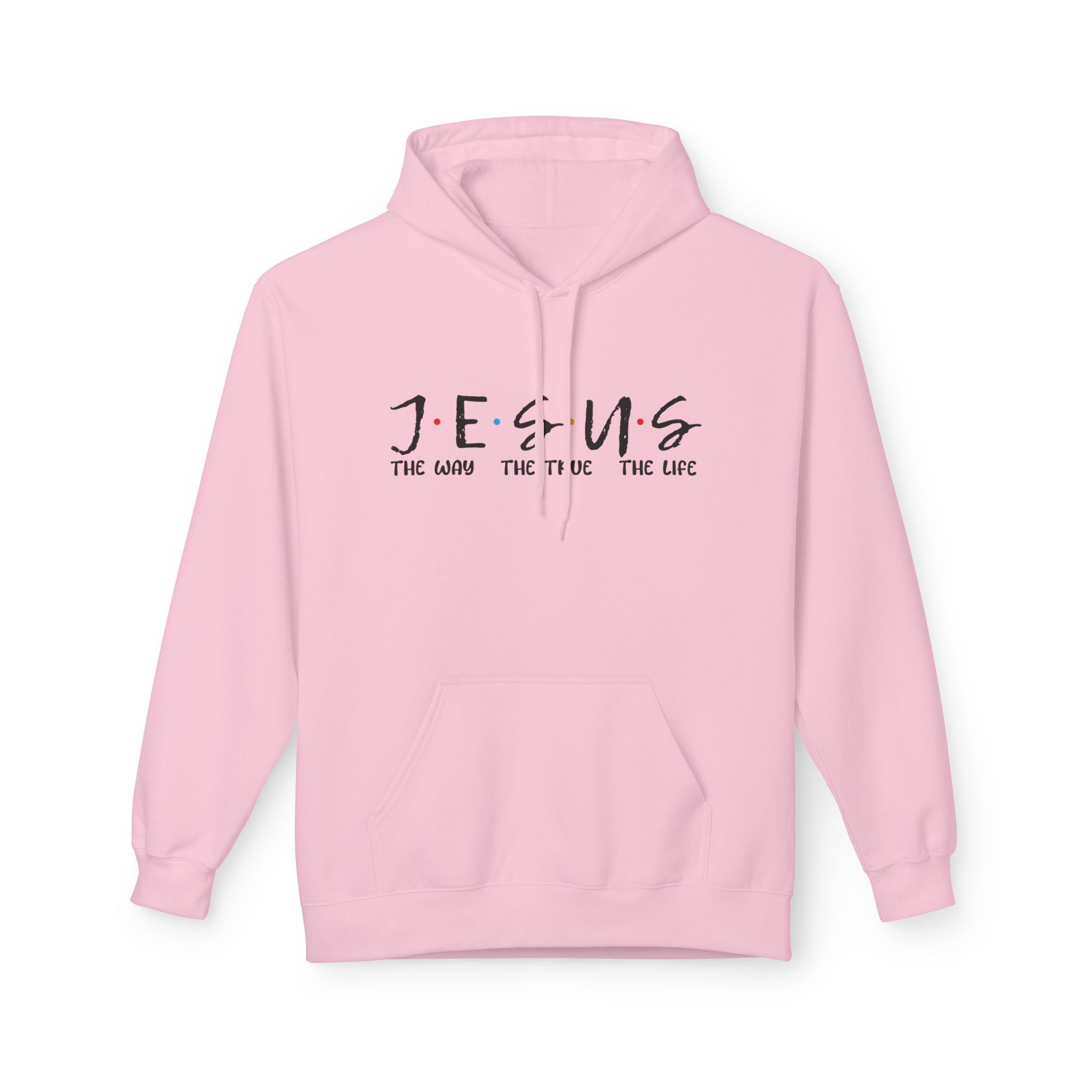 Faith Based Teen Girls Hoodie - J.E.S.U.S The Way The True The Light | Hoodie by atgodanddesigns