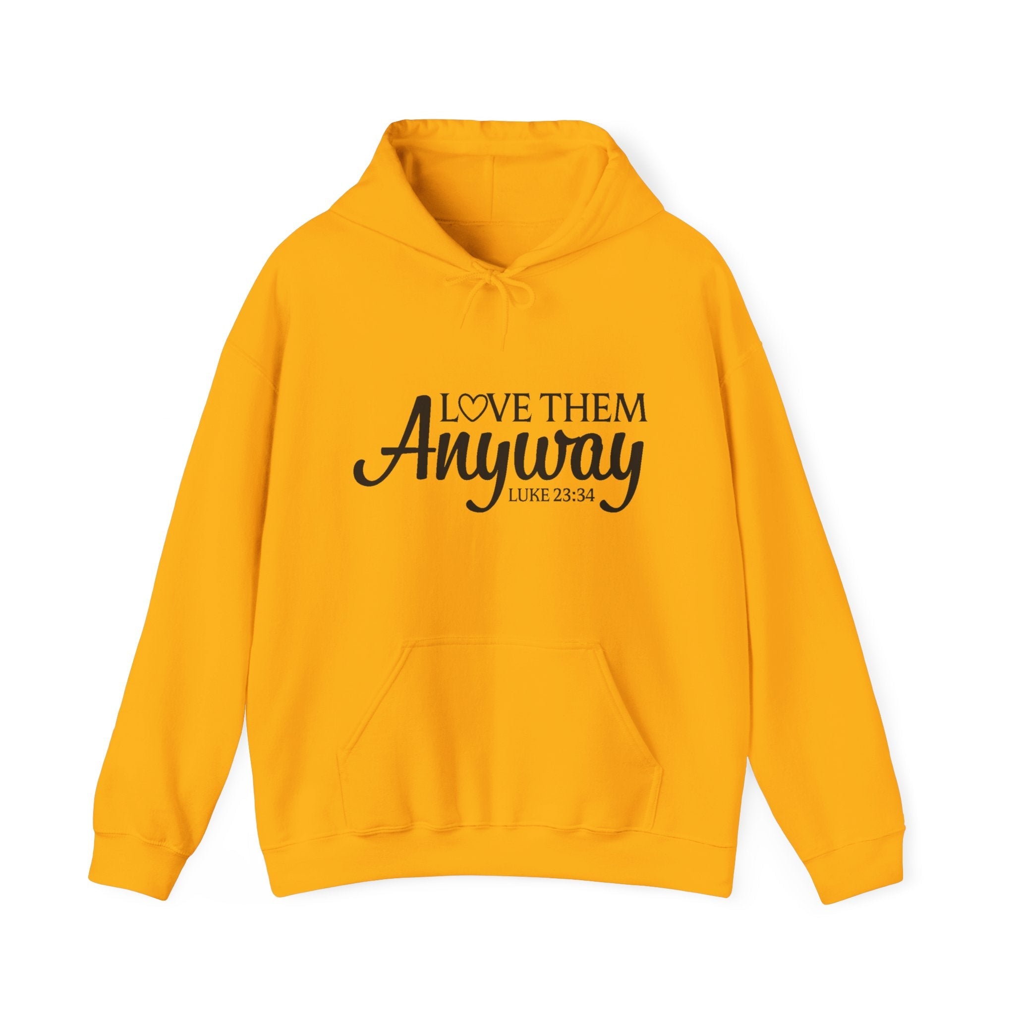 Faith Based Teen Girls Hoodie - Love Them Anyway | Hoodie by atgodanddesigns