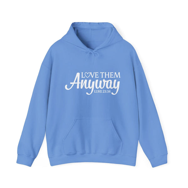 Faith Based Teen Girls Hoodie - Love Them Anyway | Hoodie by atgodanddesigns