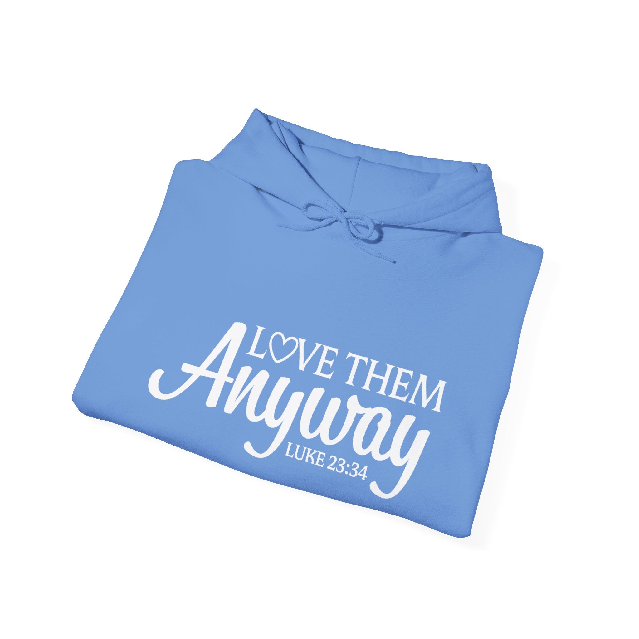 Faith Based Teen Girls Hoodie - Love Them Anyway | Hoodie by atgodanddesigns