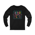 Faith Based Teen Girls Long Sleeve T-Shirt - Faith Over Fear | Long - sleeve by atgodanddesigns