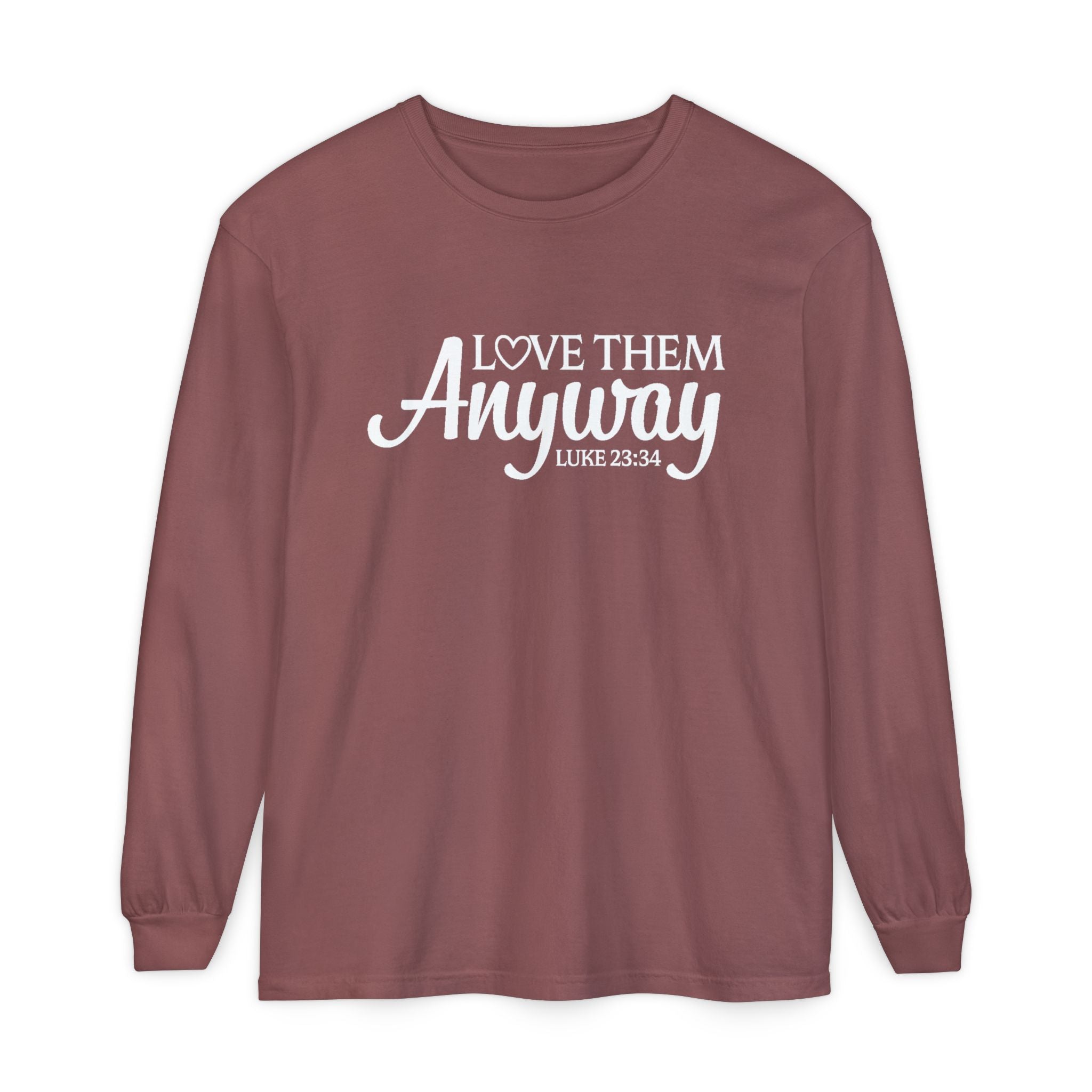 Faith Based Teen Girls - Long Sleeve T-Shirt - Love Them Anyways | Long - sleeve by atgodanddesigns