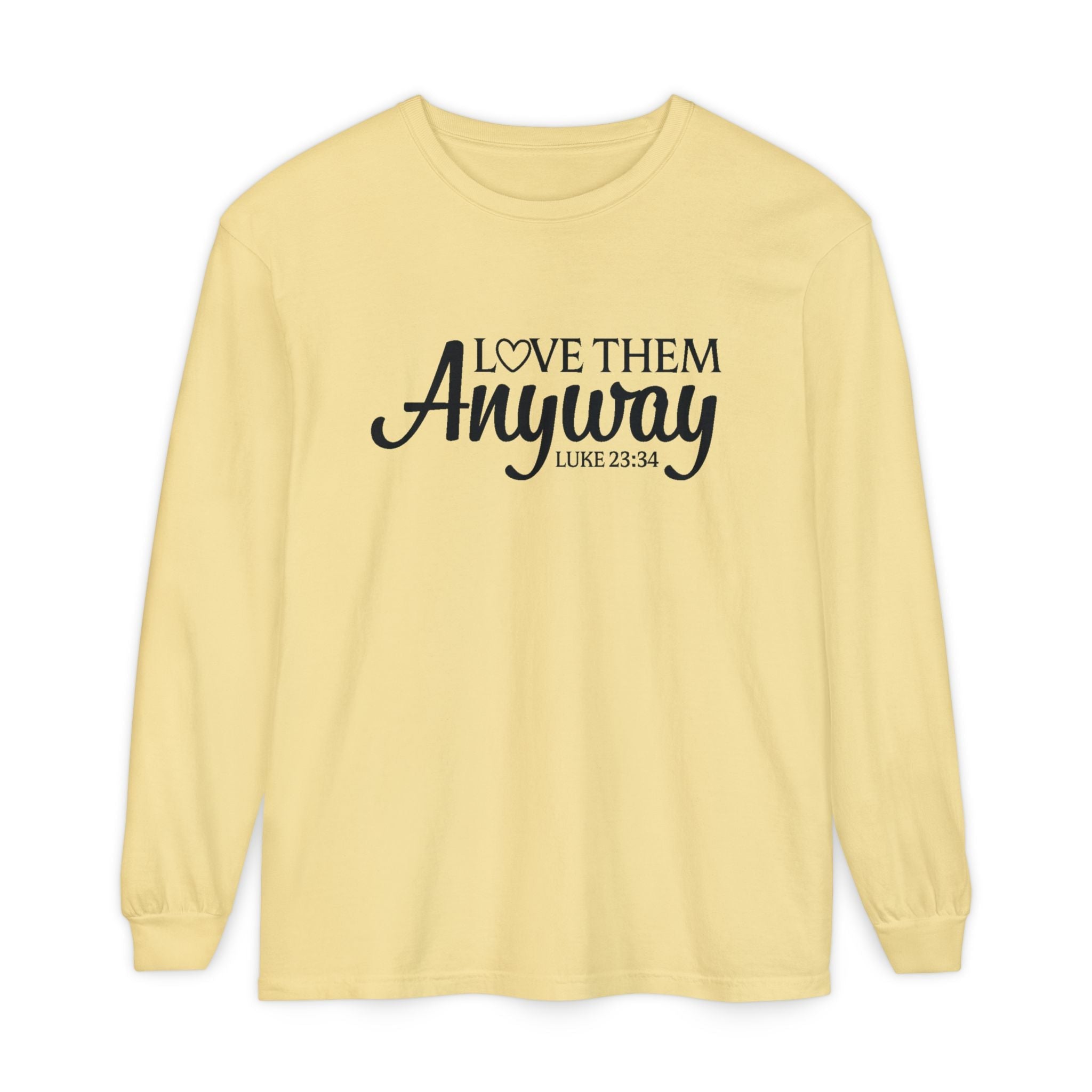 Faith Based Teen Girls - Long Sleeve T-Shirt - Love Them Anyways | Long - sleeve by atgodanddesigns