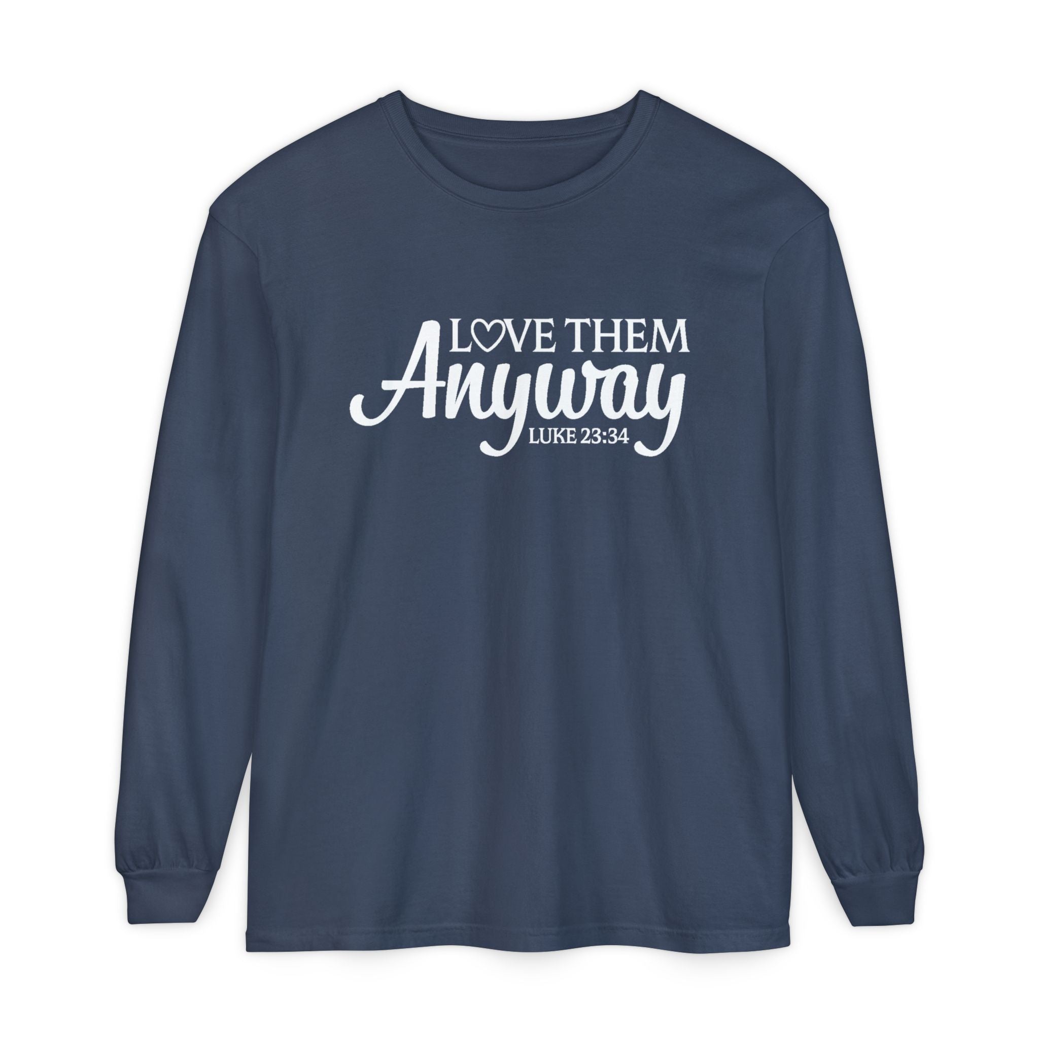 Faith Based Teen Girls - Long Sleeve T-Shirt - Love Them Anyways | Long - sleeve by atgodanddesigns