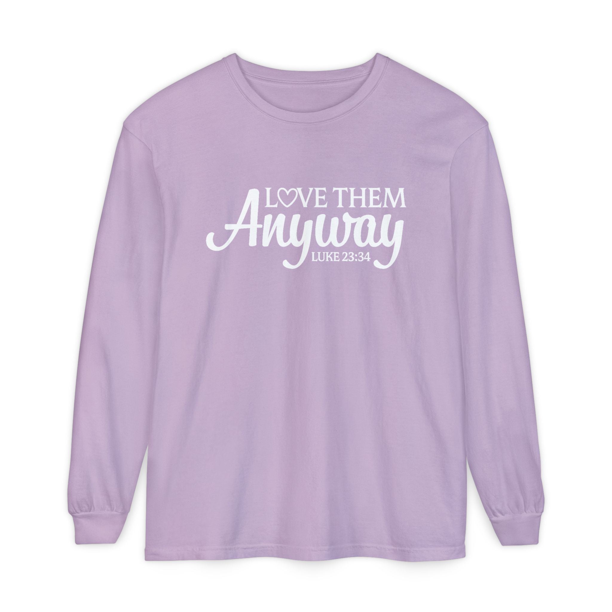 Faith Based Teen Girls - Long Sleeve T-Shirt - Love Them Anyways | Long - sleeve by atgodanddesigns