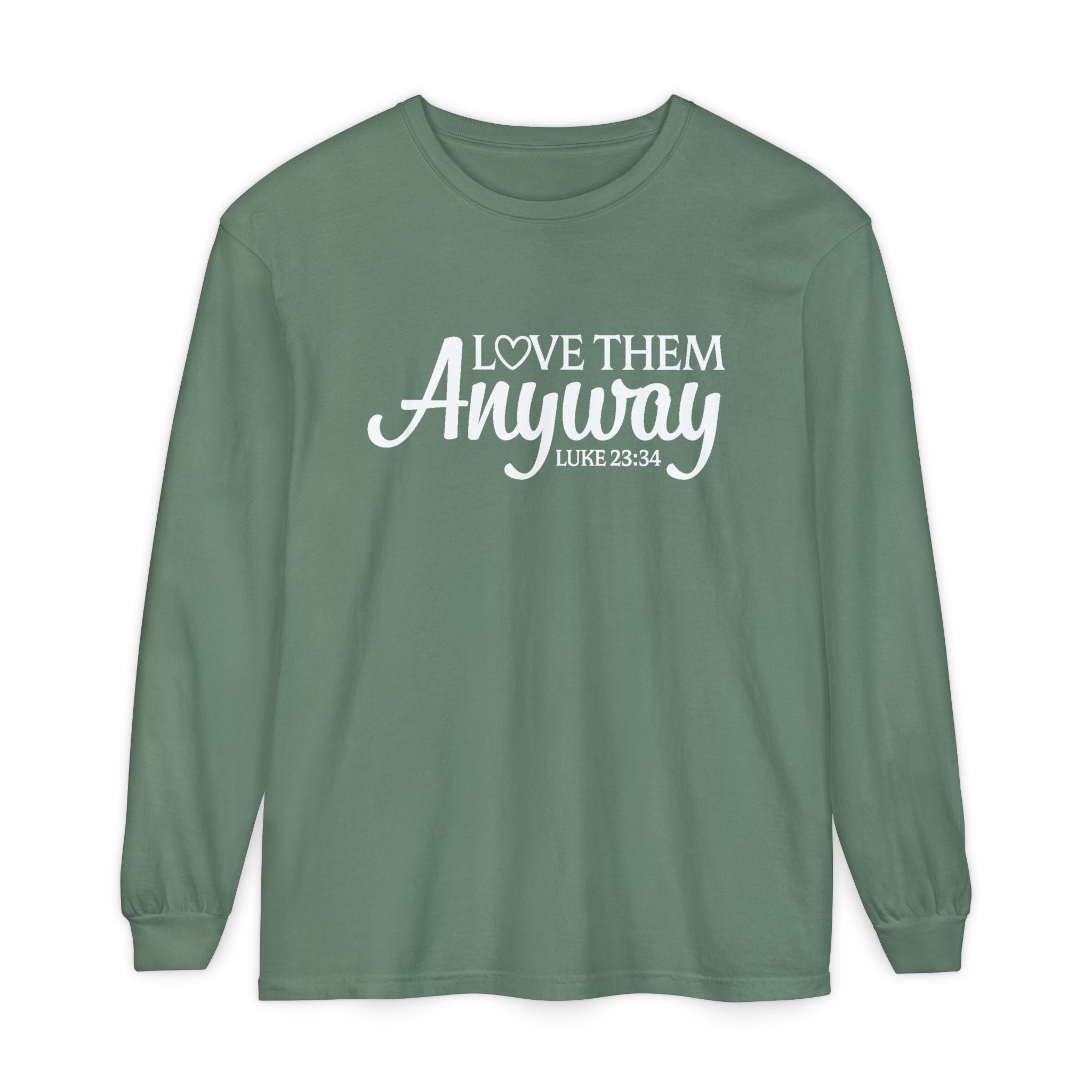 Faith Based Teen Girls - Long Sleeve T-Shirt - Love Them Anyways | Long - sleeve by atgodanddesigns