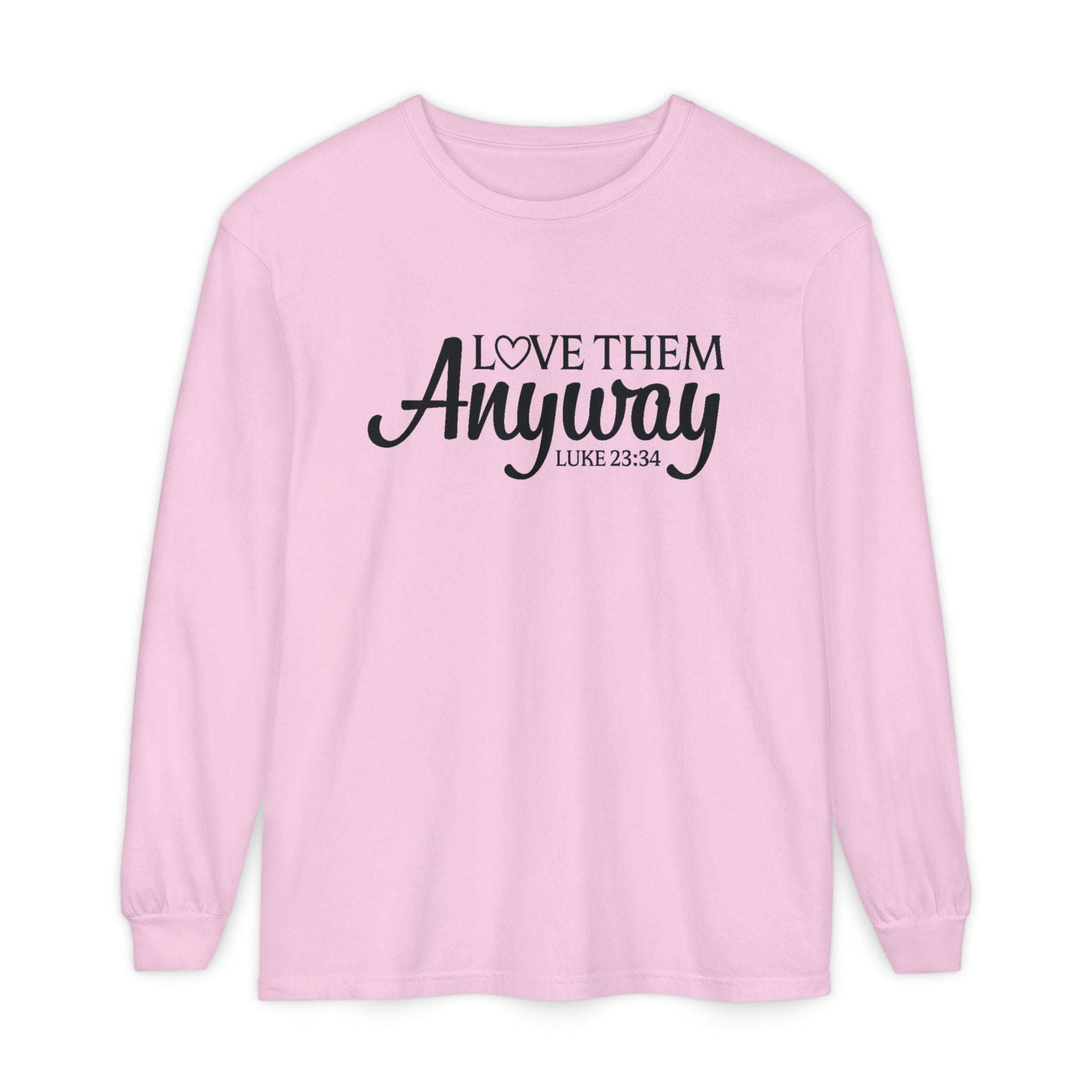 Faith Based Teen Girls - Long Sleeve T-Shirt - Love Them Anyways | Long - sleeve by atgodanddesigns