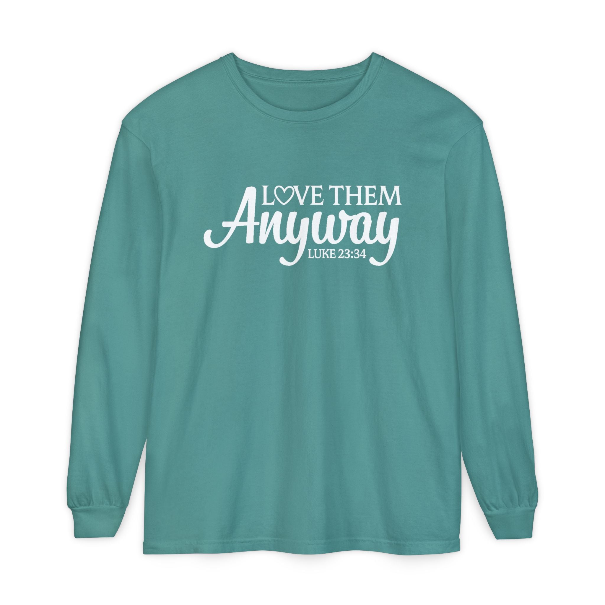 Faith Based Teen Girls - Long Sleeve T-Shirt - Love Them Anyways | Long - sleeve by atgodanddesigns