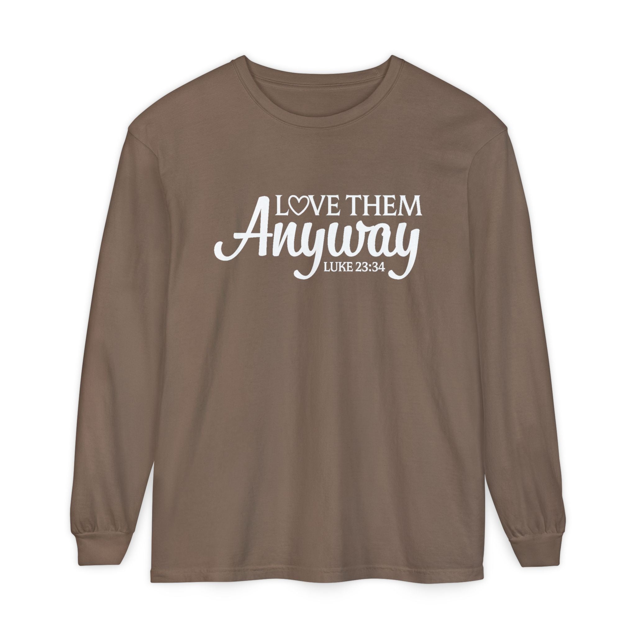 Faith Based Teen Girls - Long Sleeve T-Shirt - Love Them Anyways | Long - sleeve by atgodanddesigns