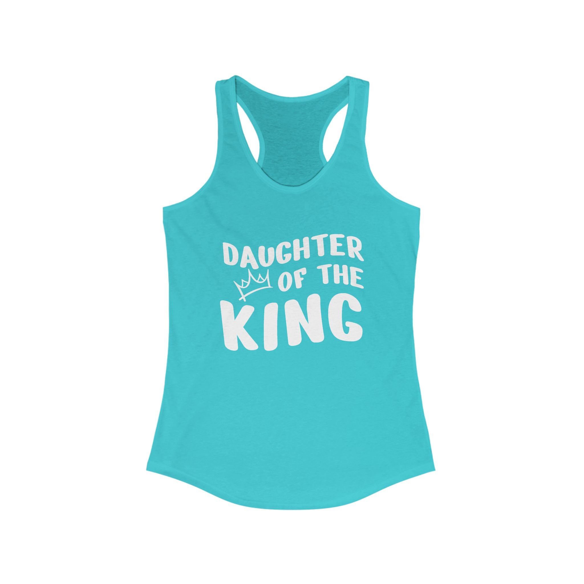 Faith Based Teen Girls Racerback Tank - Daughter of the King | Tank Top by atgodanddesigns