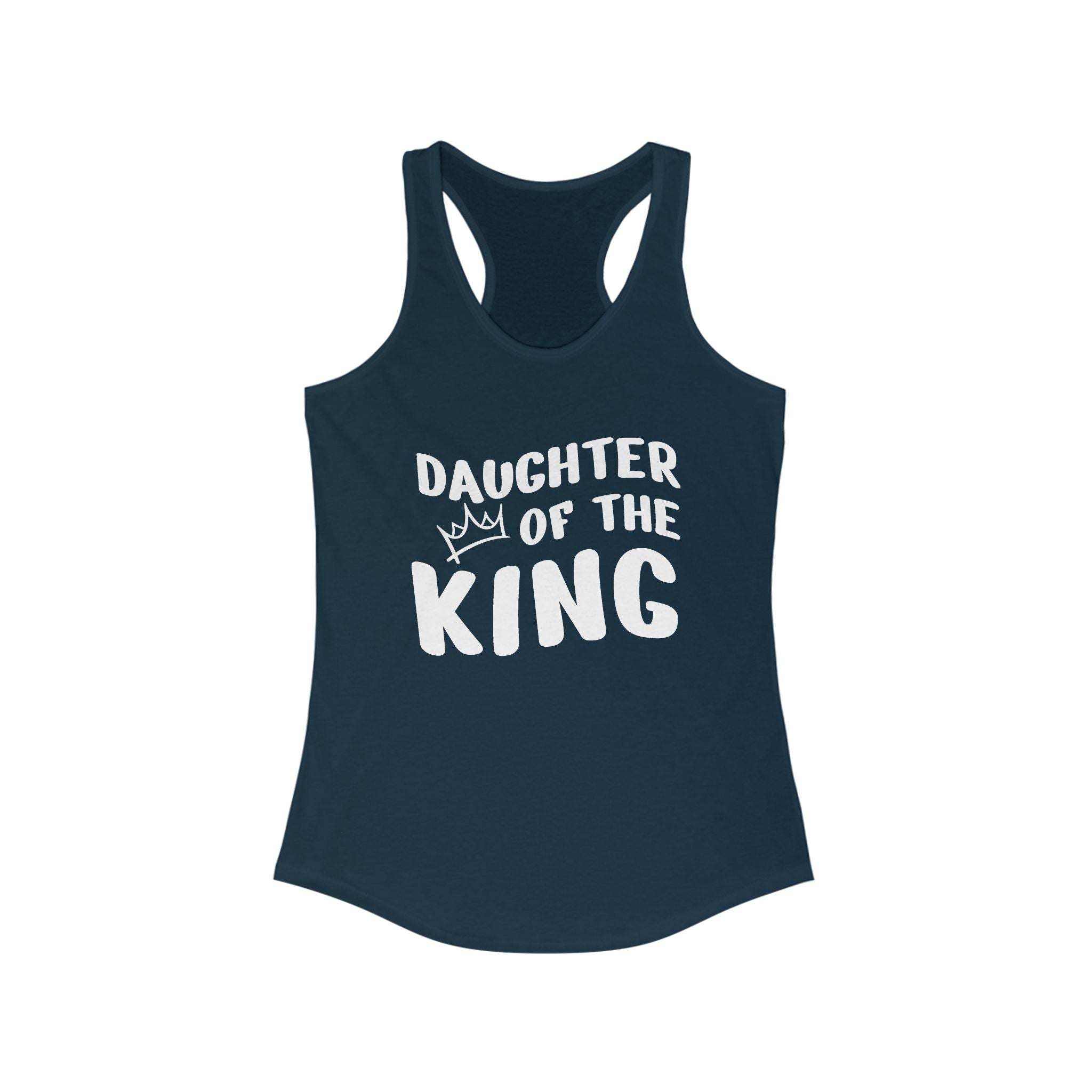 Faith Based Teen Girls Racerback Tank - Daughter of the King | Tank Top by atgodanddesigns
