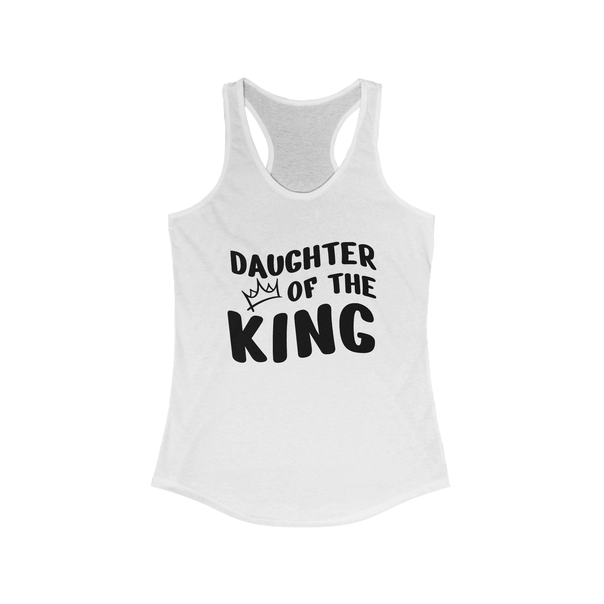 Faith Based Teen Girls Racerback Tank - Daughter of the King | Tank Top by atgodanddesigns