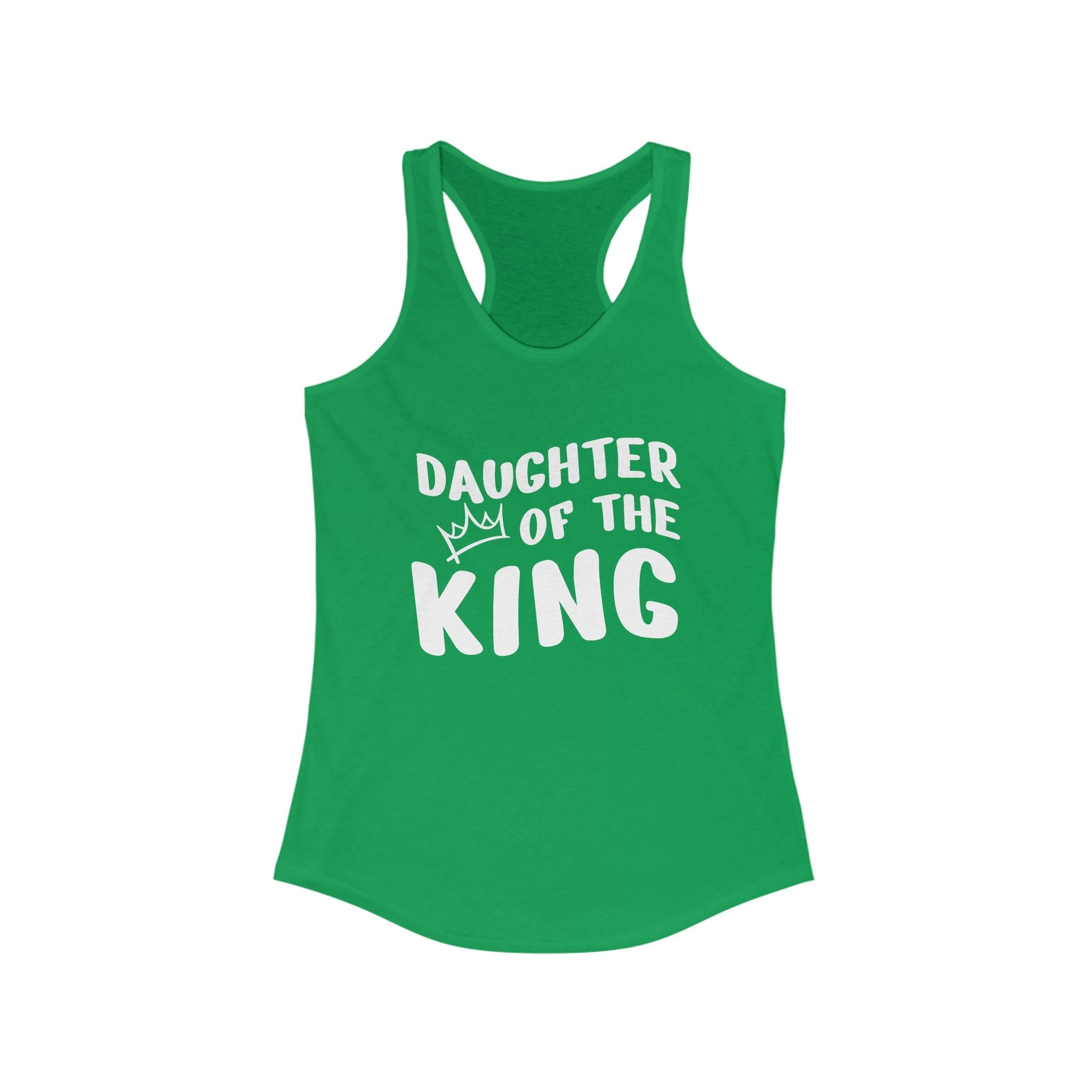Faith Based Teen Girls Racerback Tank - Daughter of the King | Tank Top by atgodanddesigns
