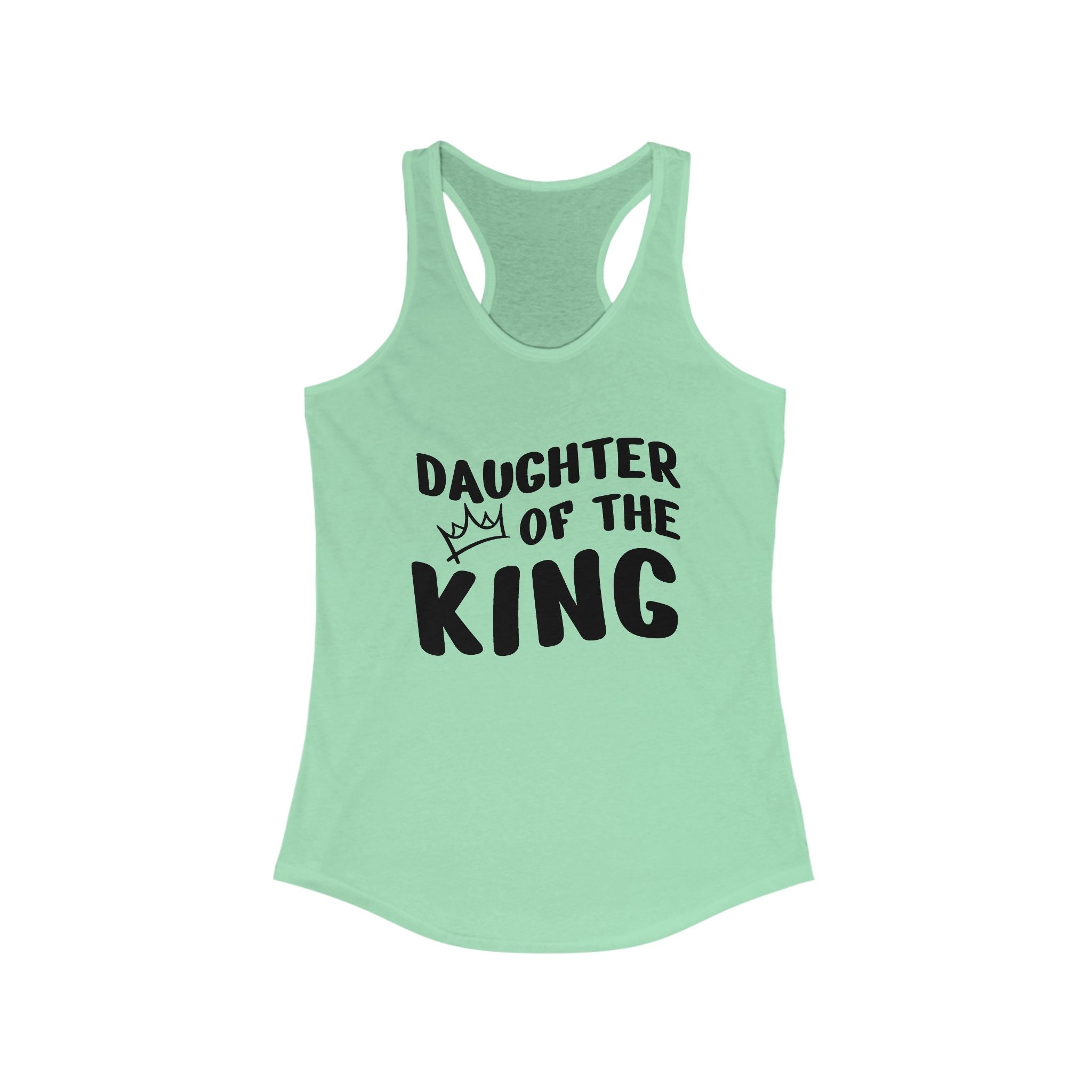 Faith Based Teen Girls Racerback Tank - Daughter of the King | Tank Top by atgodanddesigns