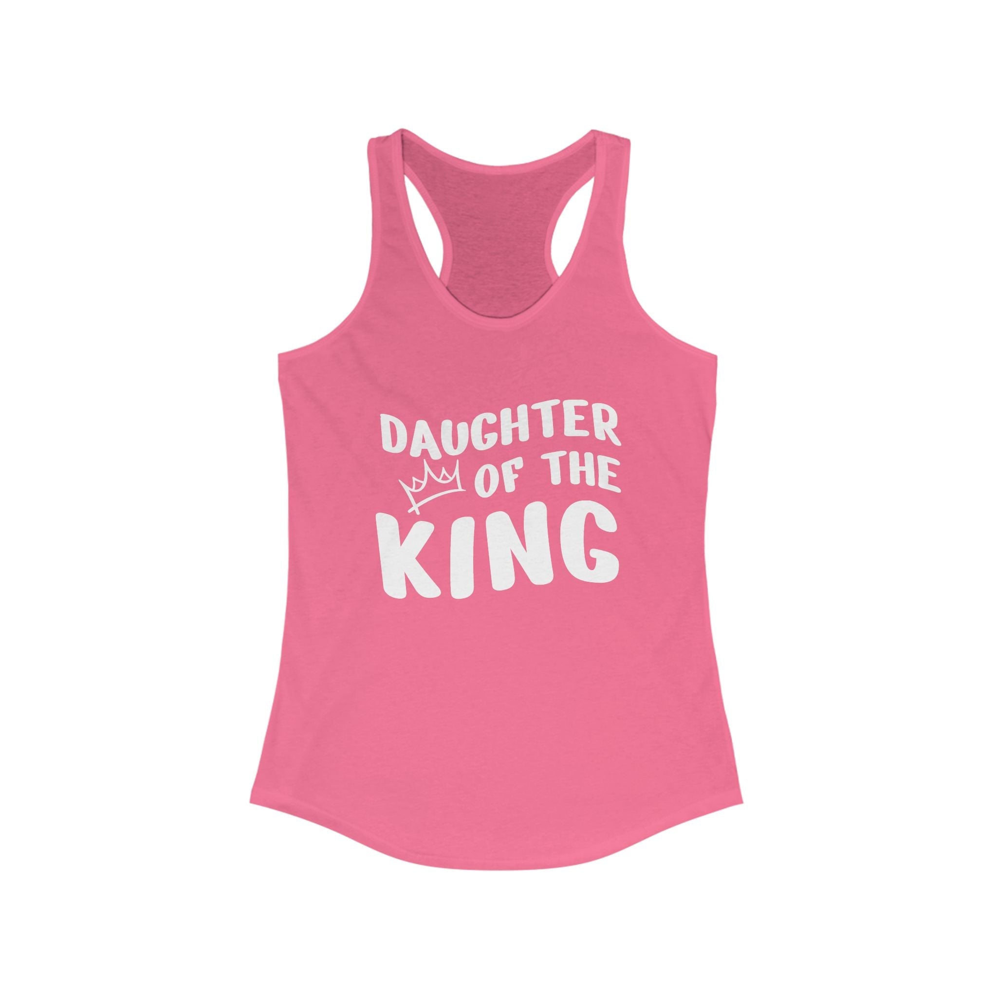 Faith Based Teen Girls Racerback Tank - Daughter of the King | Tank Top by atgodanddesigns