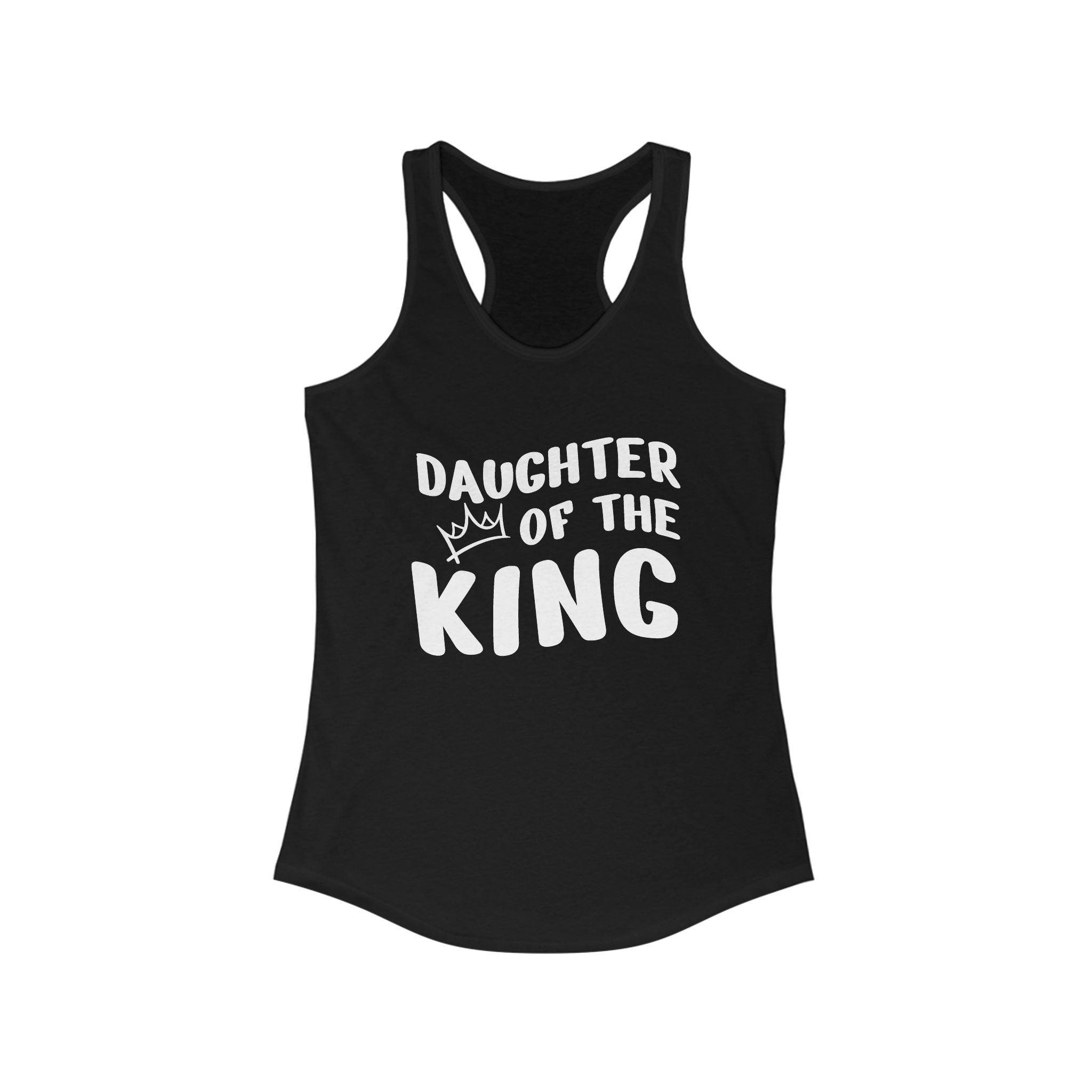 Faith Based Teen Girls Racerback Tank - Daughter of the King | Tank Top by atgodanddesigns
