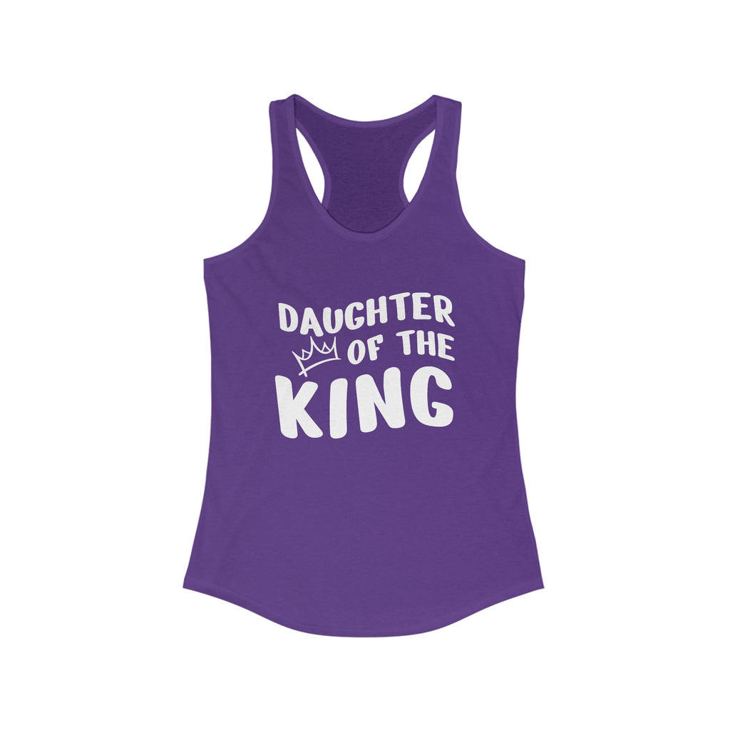 Faith Based Teen Girls Racerback Tank - Daughter of the King | Tank Top by atgodanddesigns