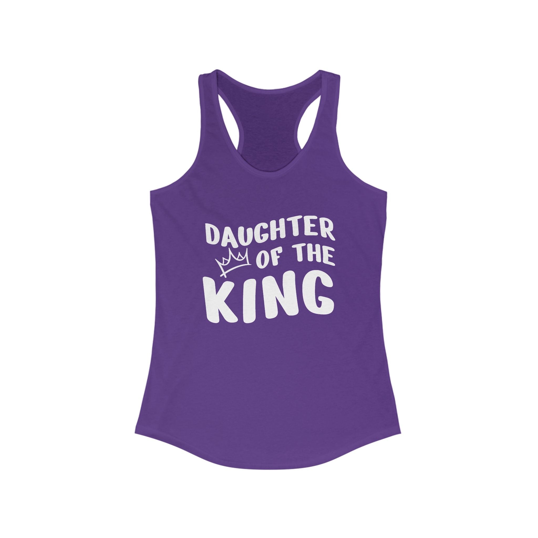 Faith Based Teen Girls Racerback Tank - Daughter of the King | Tank Top by atgodanddesigns