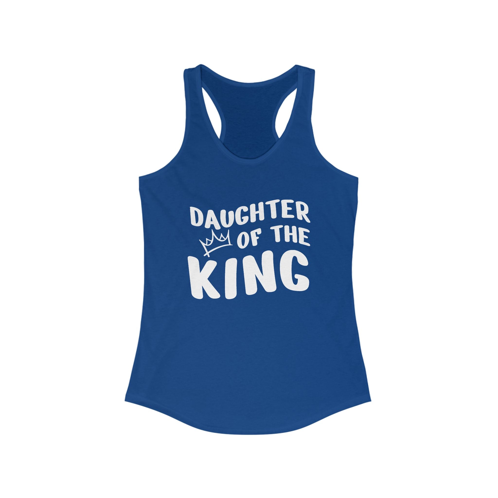 Faith Based Teen Girls Racerback Tank - Daughter of the King | Tank Top by atgodanddesigns