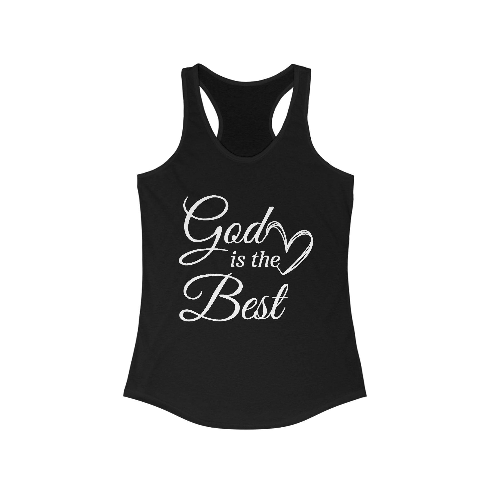 Faith Based Teen Girls Racerback Tank - God Is The Best | Tank Top by atgodanddesigns