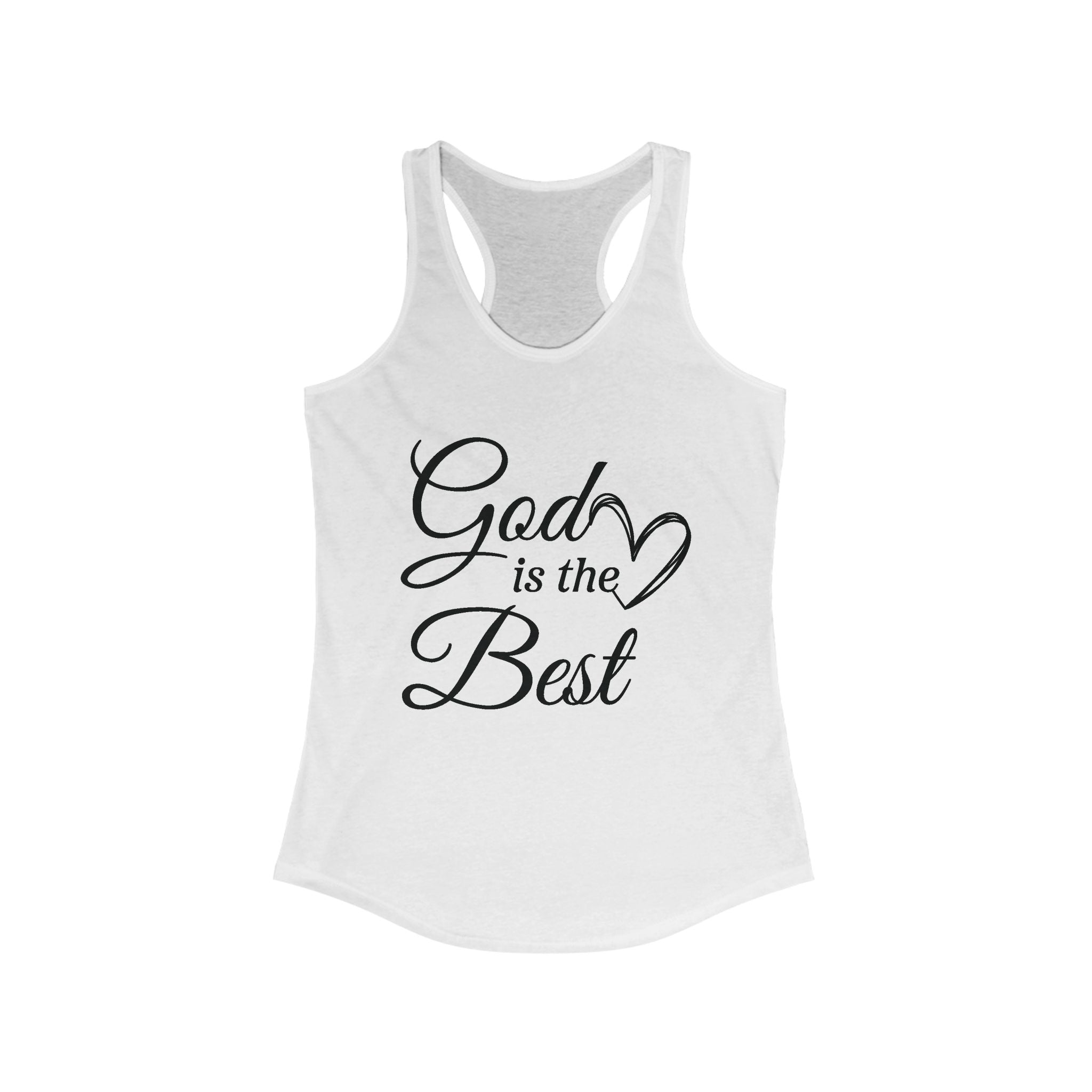 Faith Based Teen Girls Racerback Tank - God Is The Best | Tank Top by atgodanddesigns