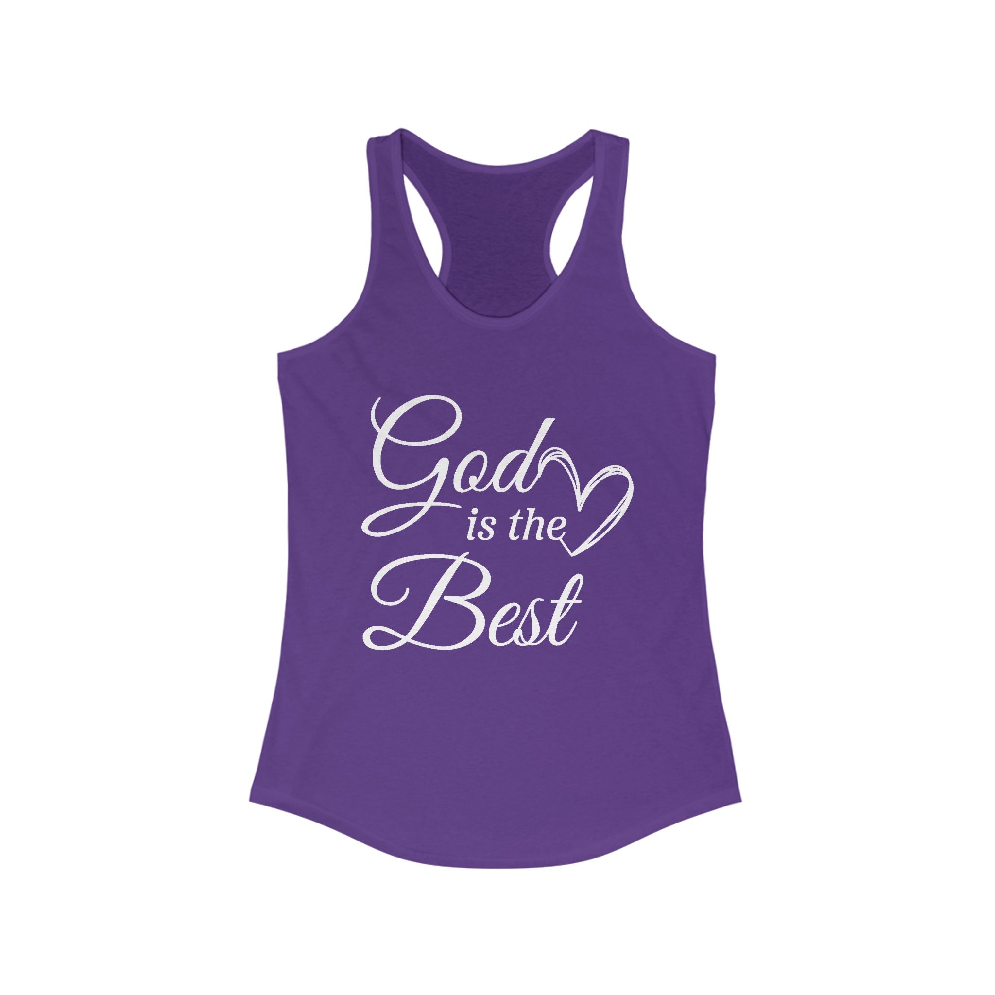 Faith Based Teen Girls Racerback Tank - God Is The Best | Tank Top by atgodanddesigns