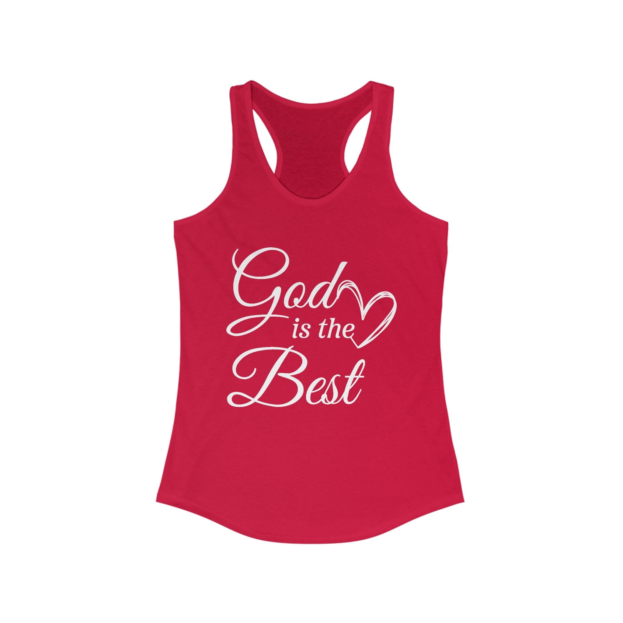 Faith Based Teen Girls Racerback Tank - God Is The Best | Tank Top by atgodanddesigns